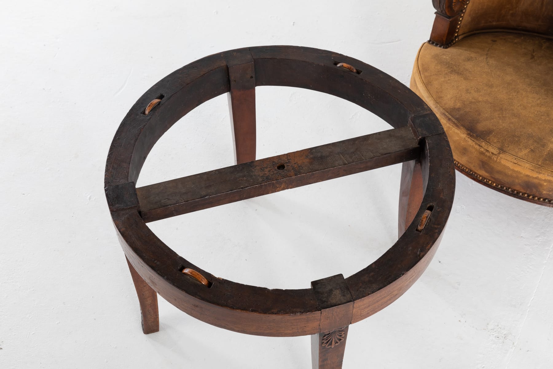SOLD, Early 19th Century French Swivel Desk Chair
