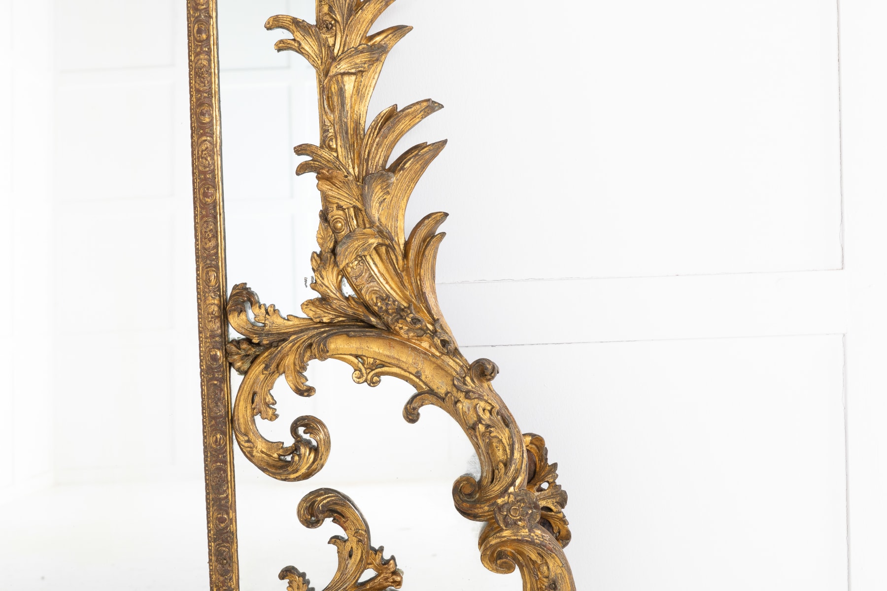 18th Century Italian Gilt Mirror made by Theodoro Montarsolo