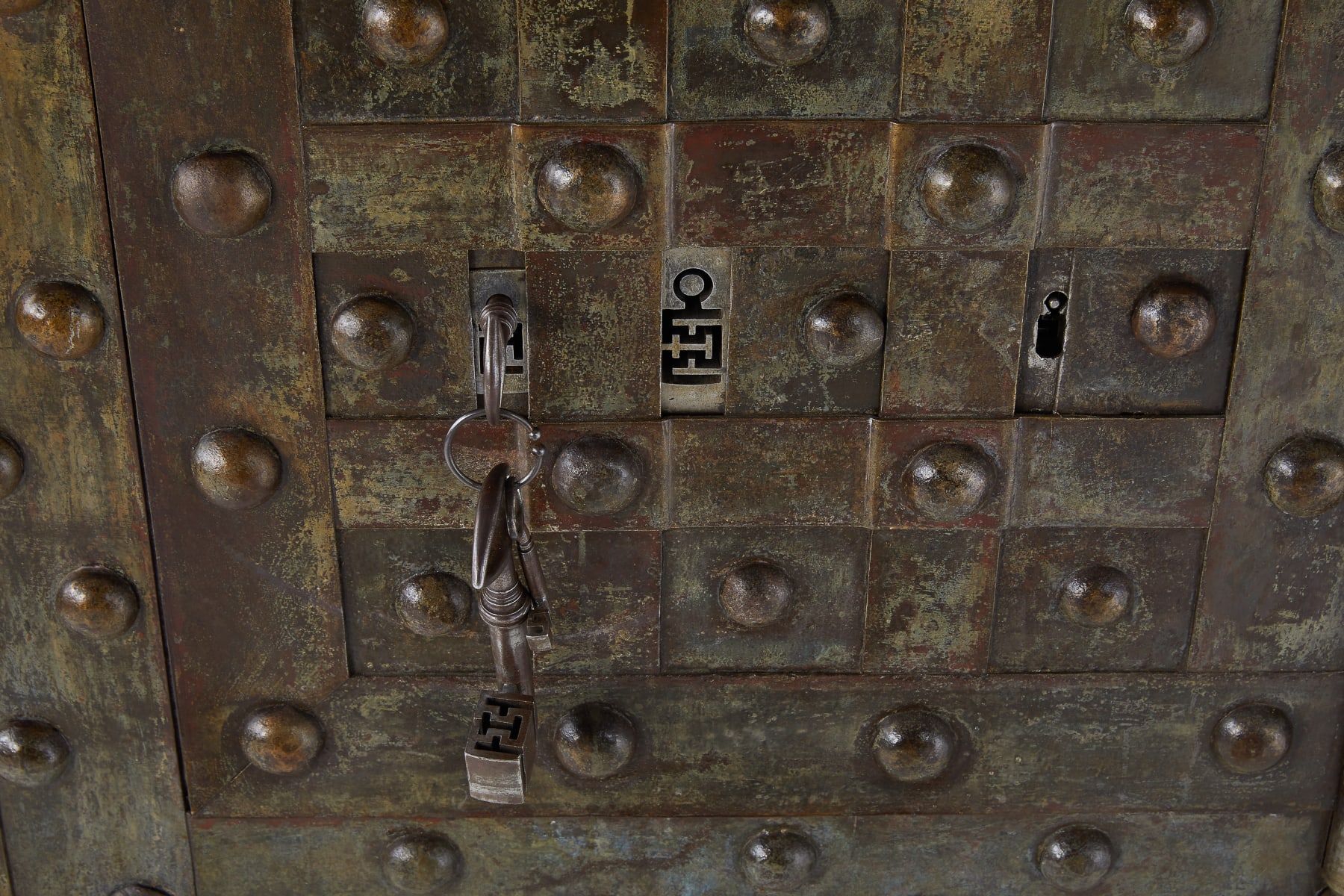 SOLD, Mid 19th Century Large French Wrought Iron Safe by Magaud De Charf