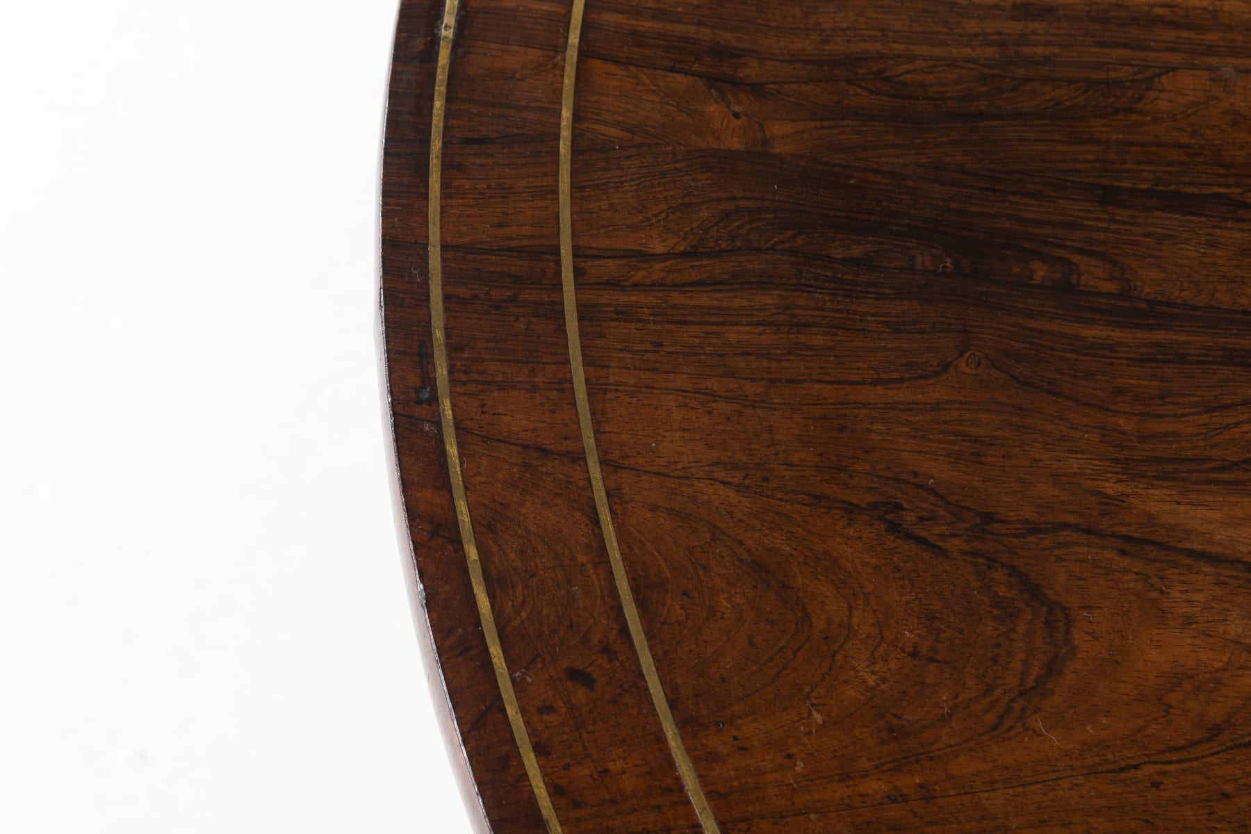 SOLD, Regency Rosewood Brass Strung Centre Table