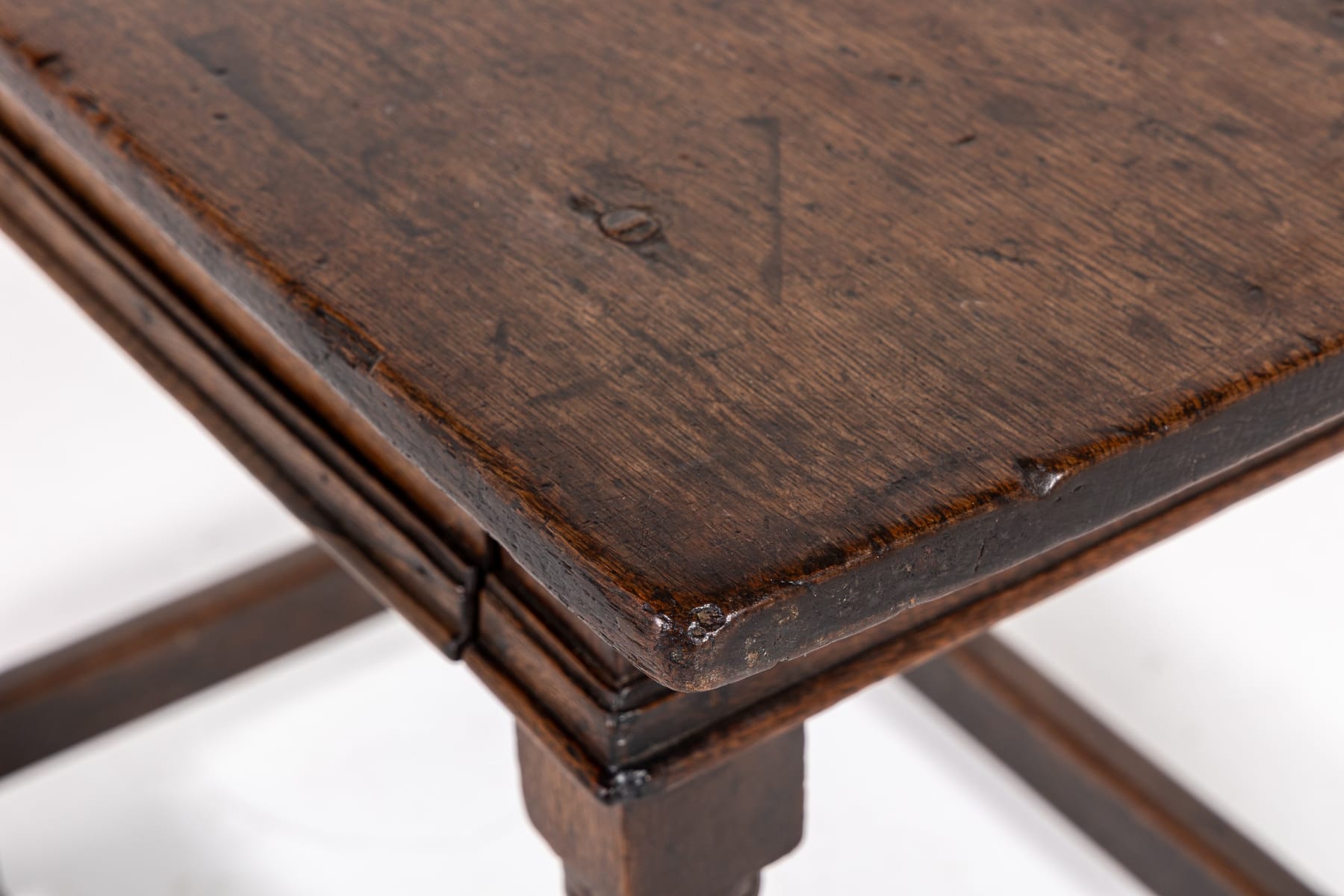 Small 17th Century English Oak Side Table