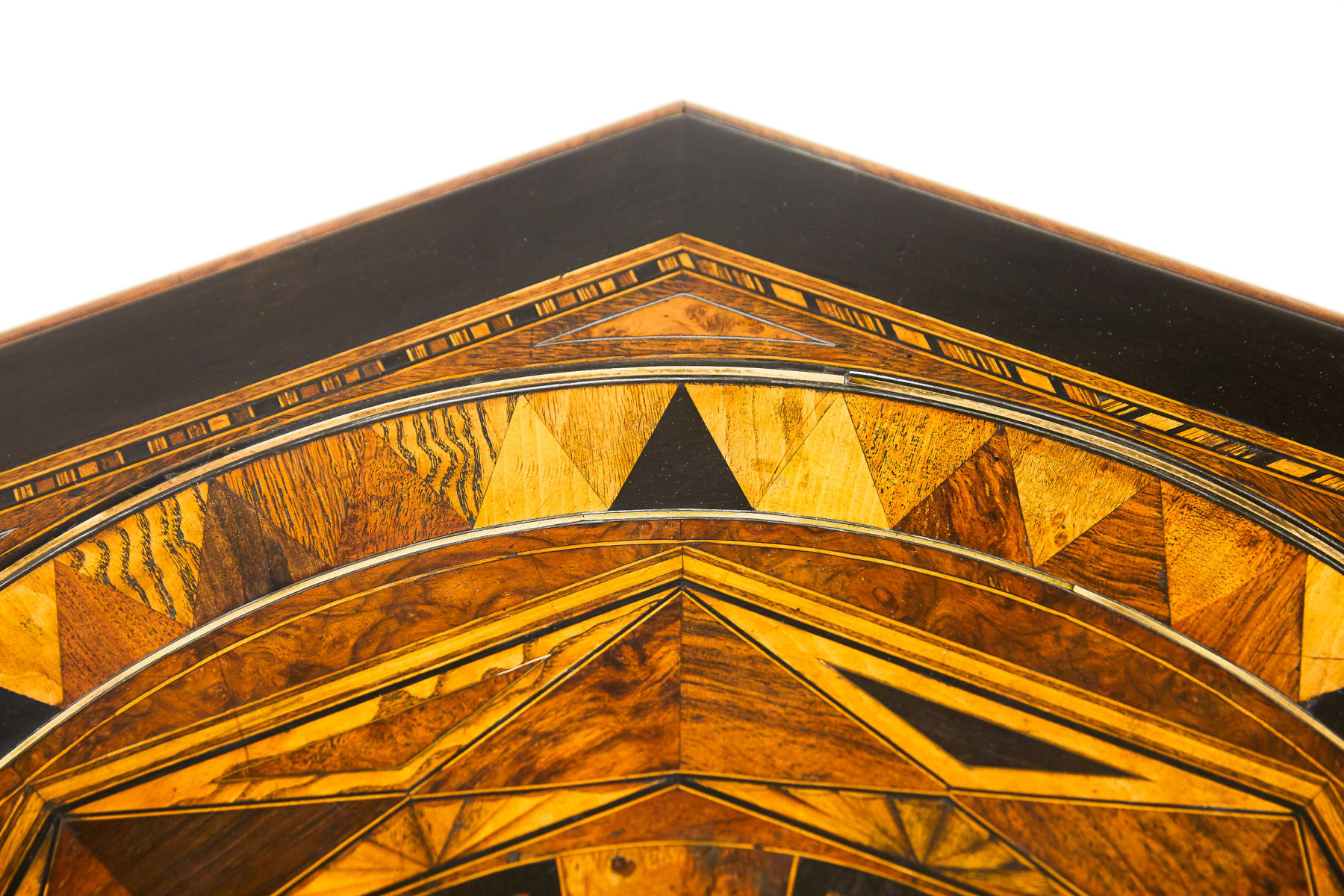 Late 19th Century Specimen Wood Inlaid Octagonal Occasional Table