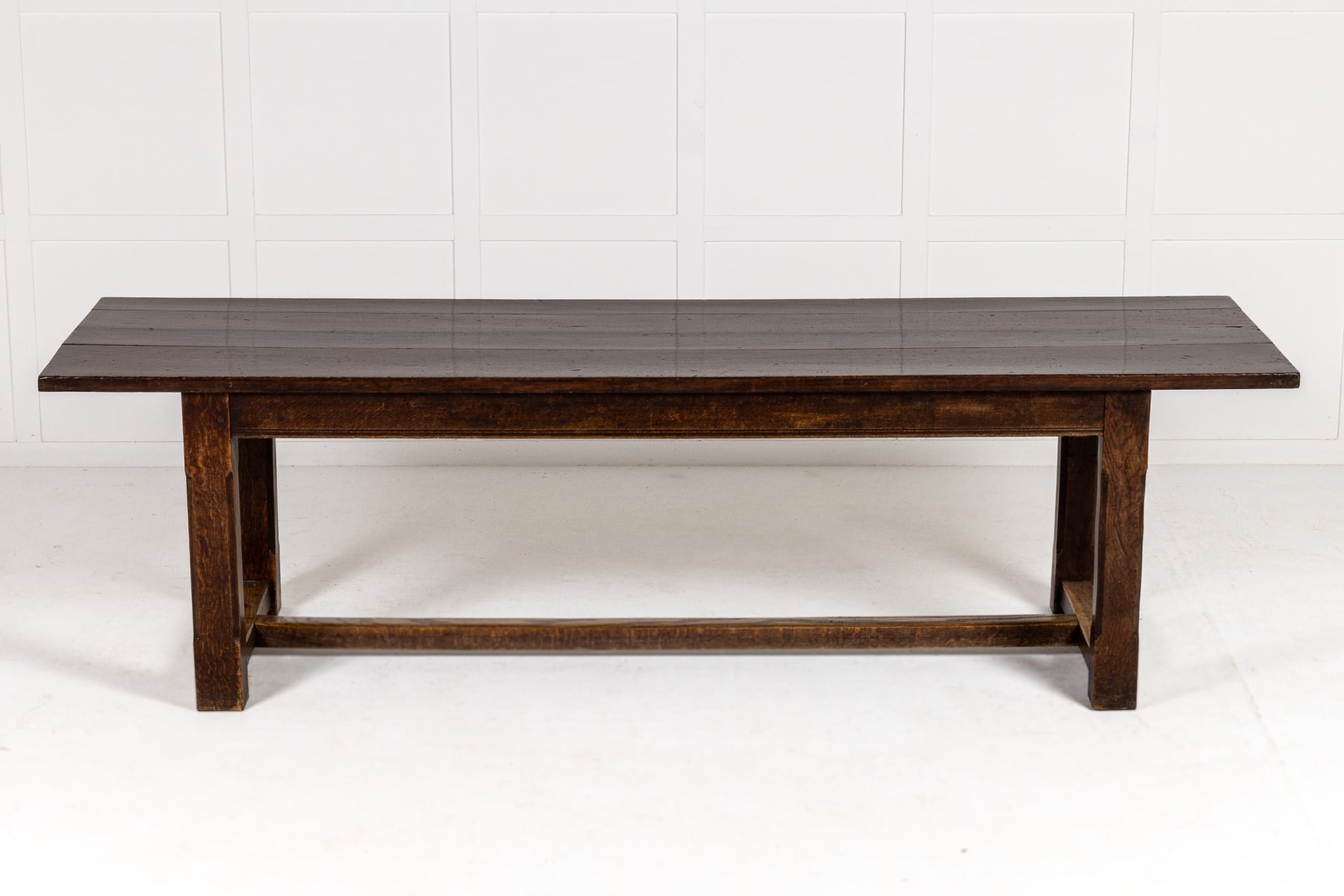 Large 1940s English Oak Farmhouse Table