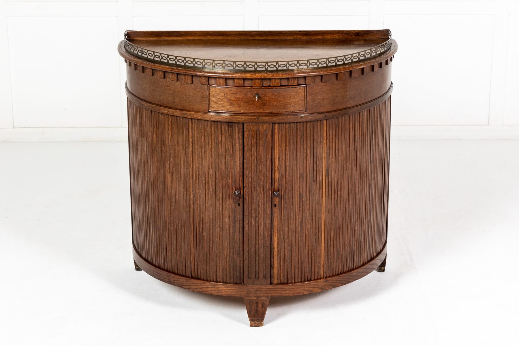 18th Century Dutch Demi Lune Cabinet