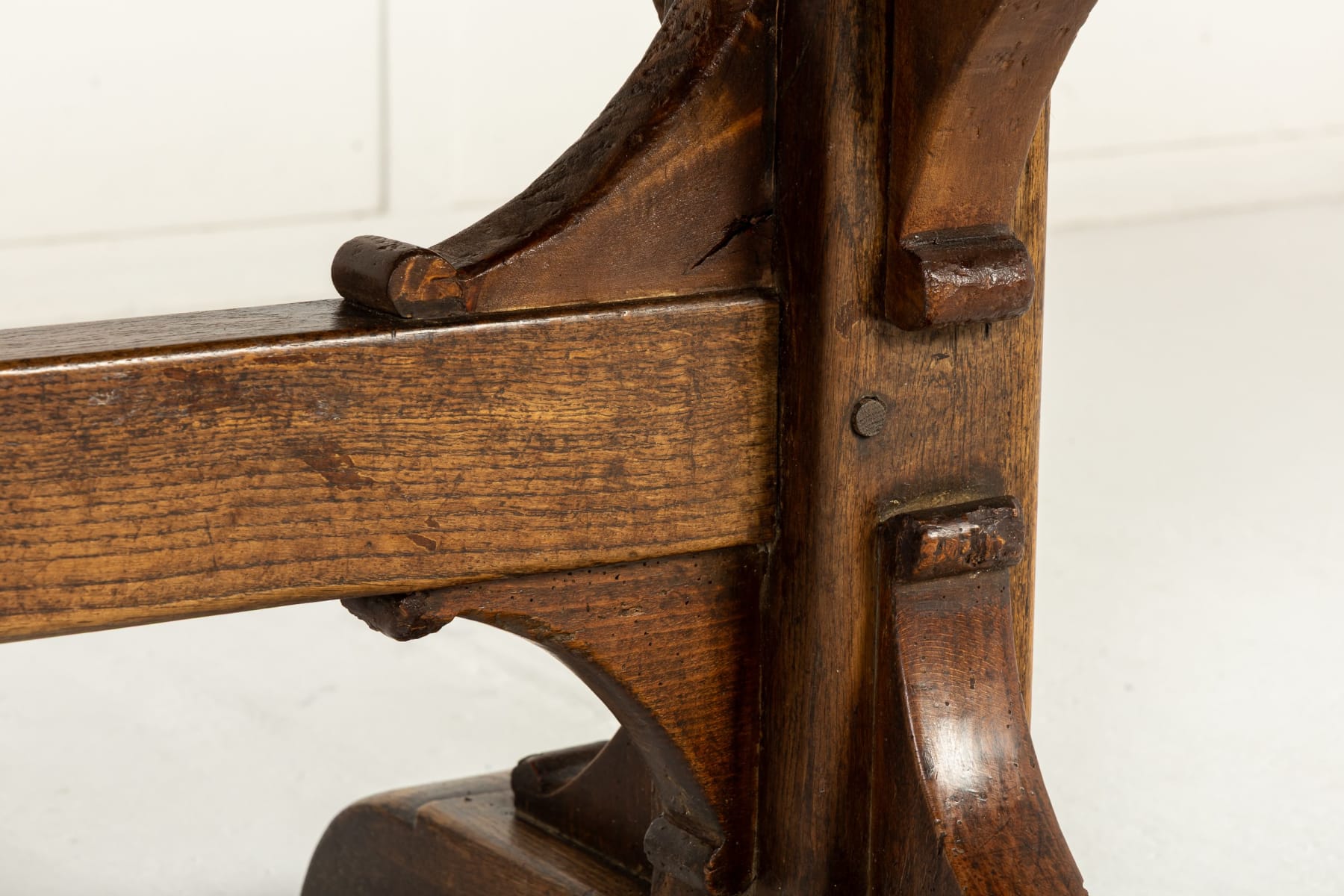 18th Century Oak and Beech Refectory Table