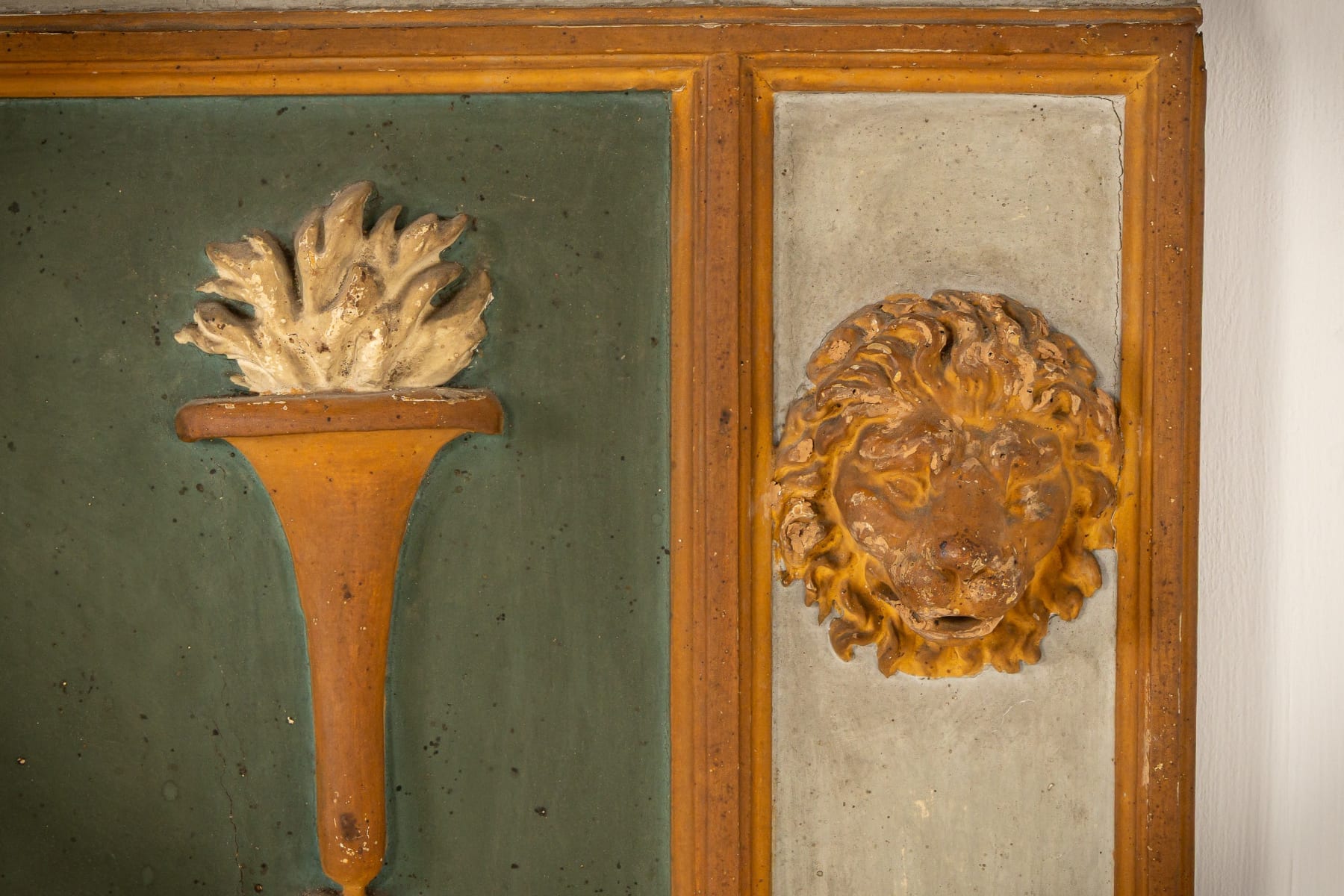 18th Century Italian Painted Mirror