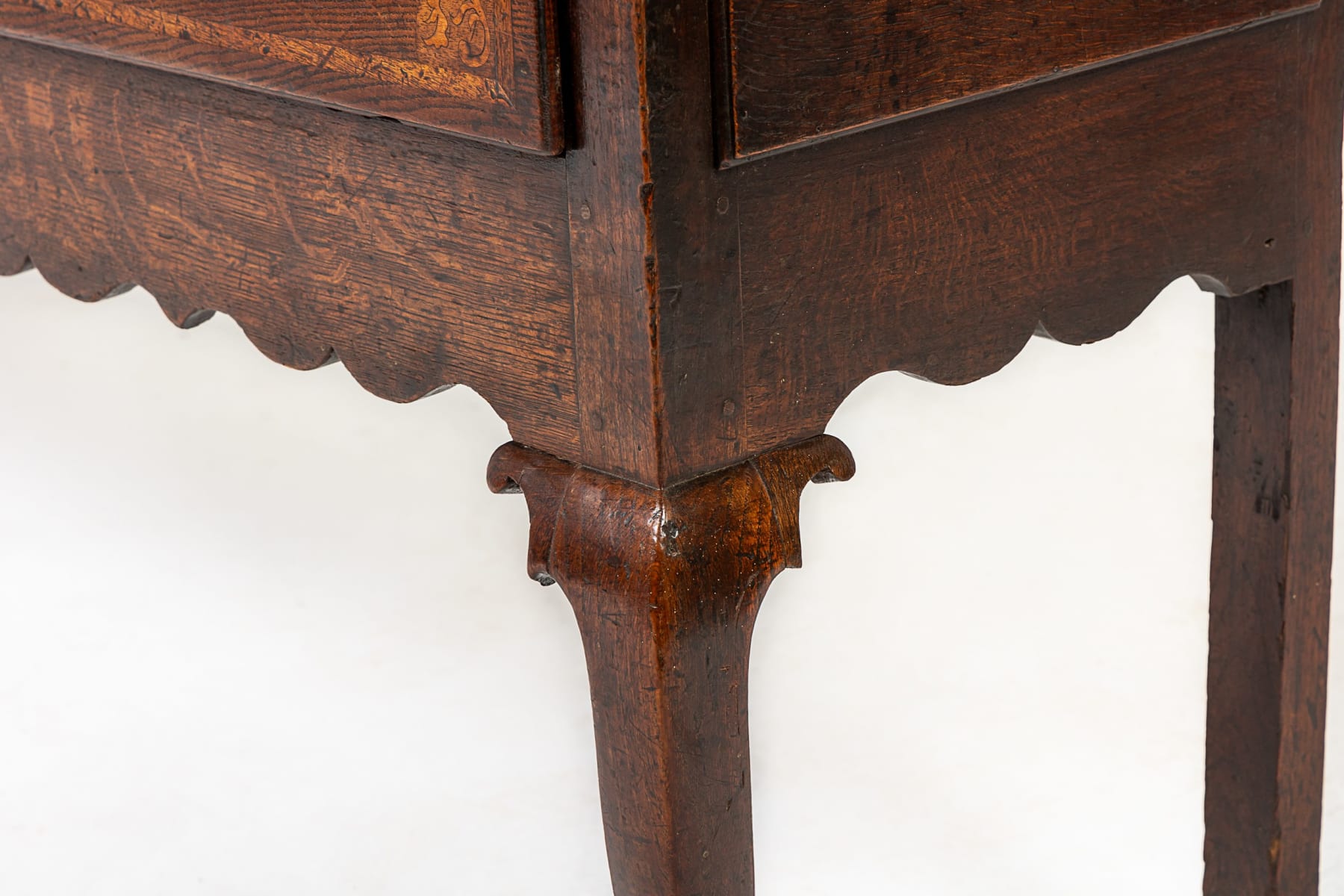 18th Century George III Oak Dresser Base