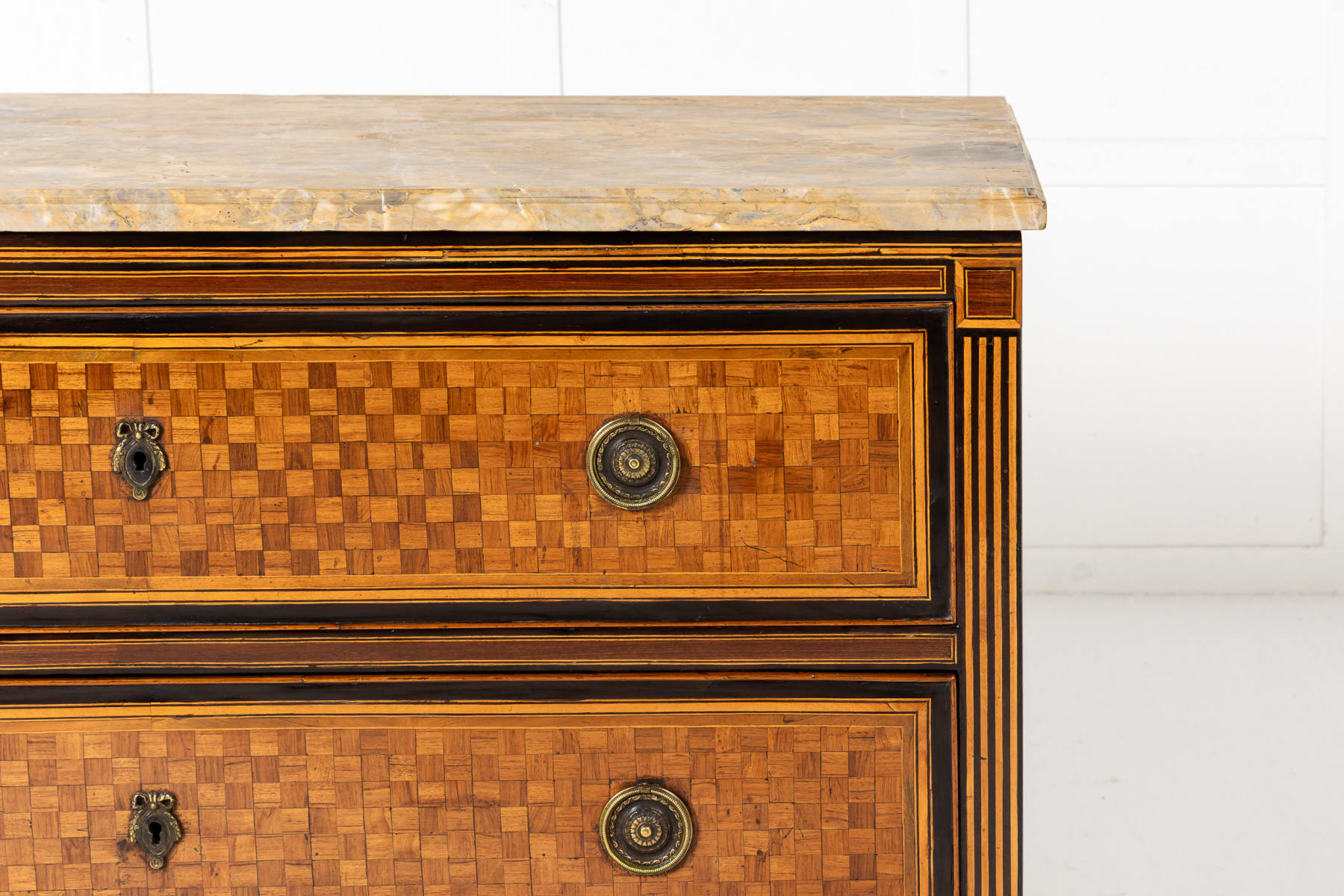 18th Century Italian Walnut and Rosewood Commode