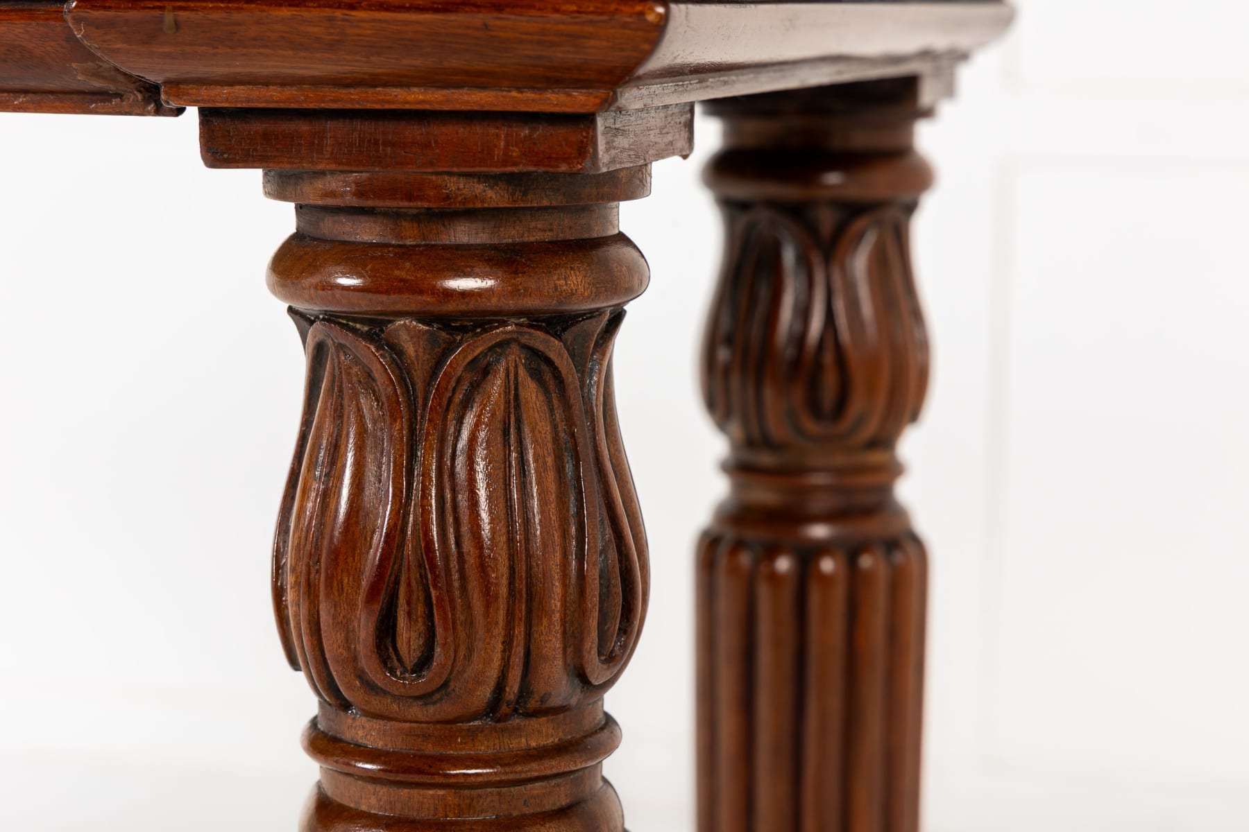 19th Century English Regency Mahogany Serving Table