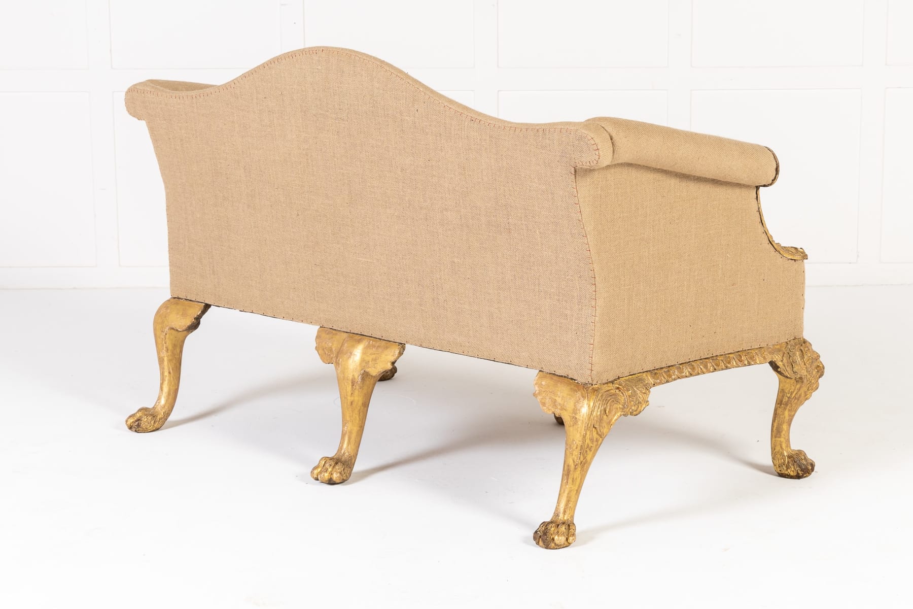 18th Century George II Period Giltwood Sofa (by Giles Grendy)
