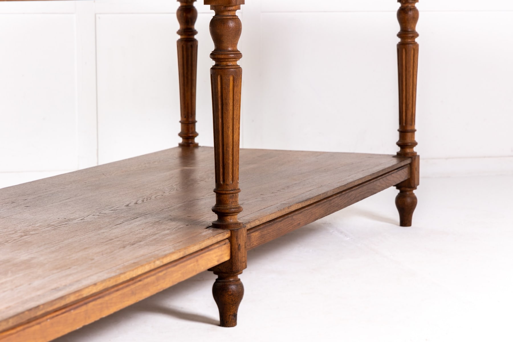 19th Century French Oak Drapers Table