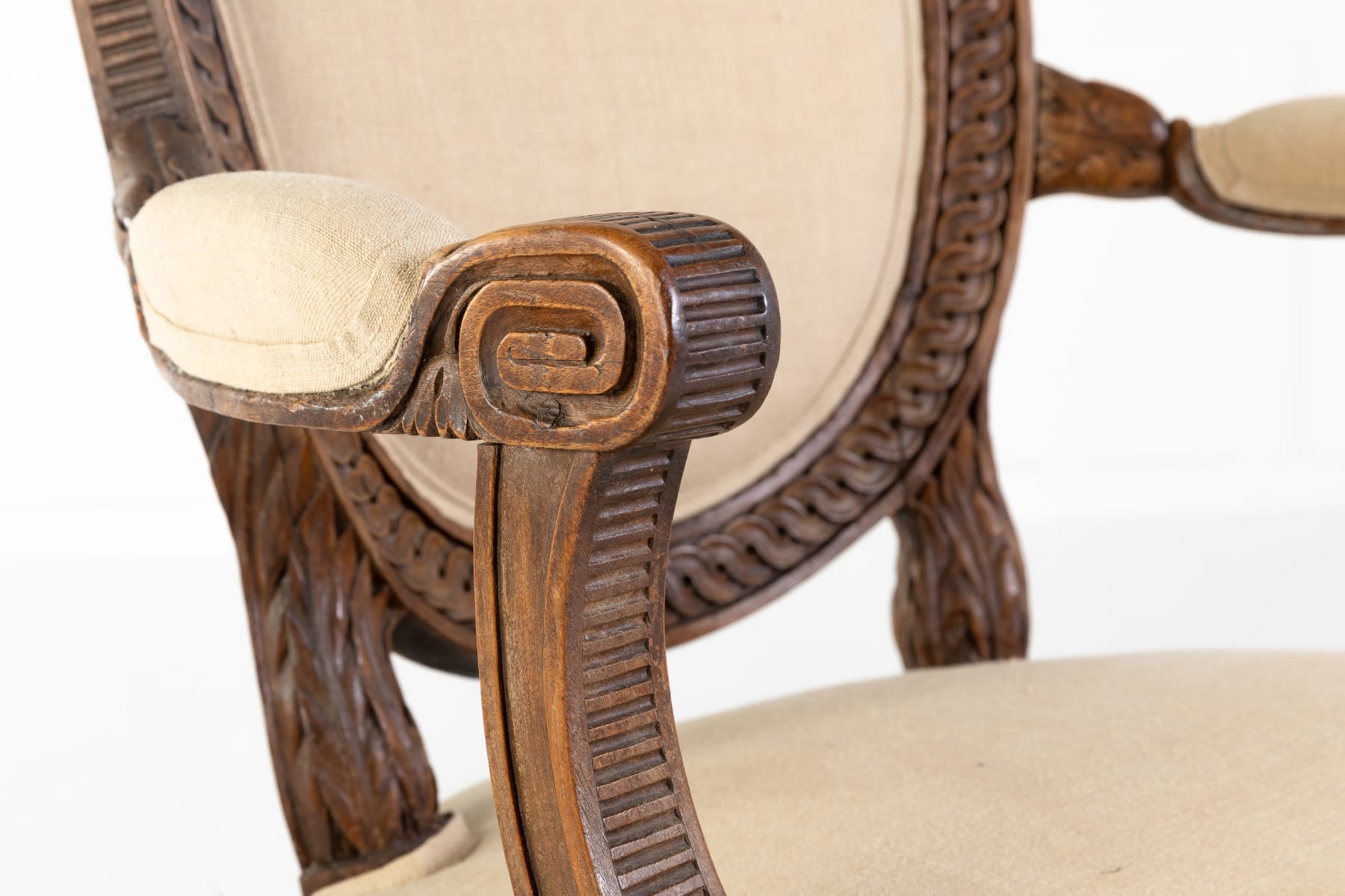 Pair of French 18th Century Armchairs