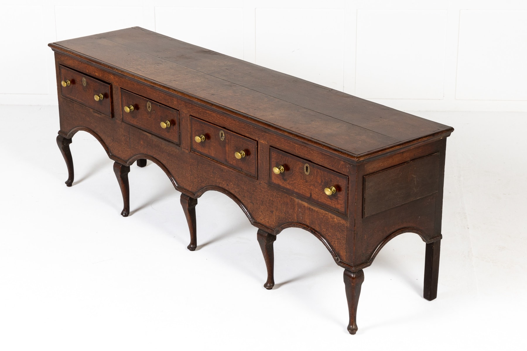 18th Century English Oak Dresser Base