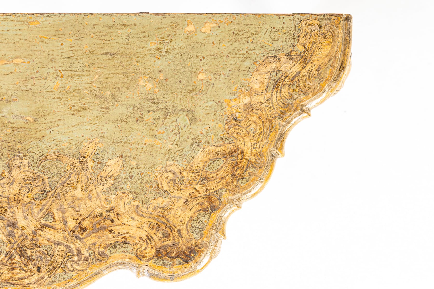 18th Century Italian Silver Gilt Console Table