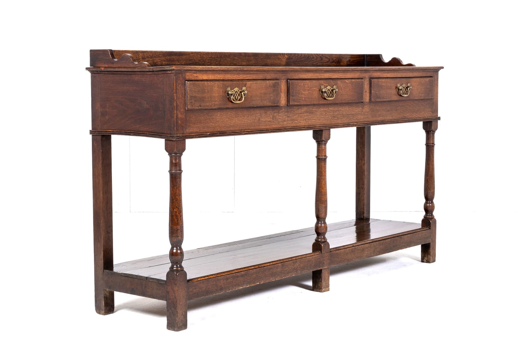 18th Century English Oak Dresser Base