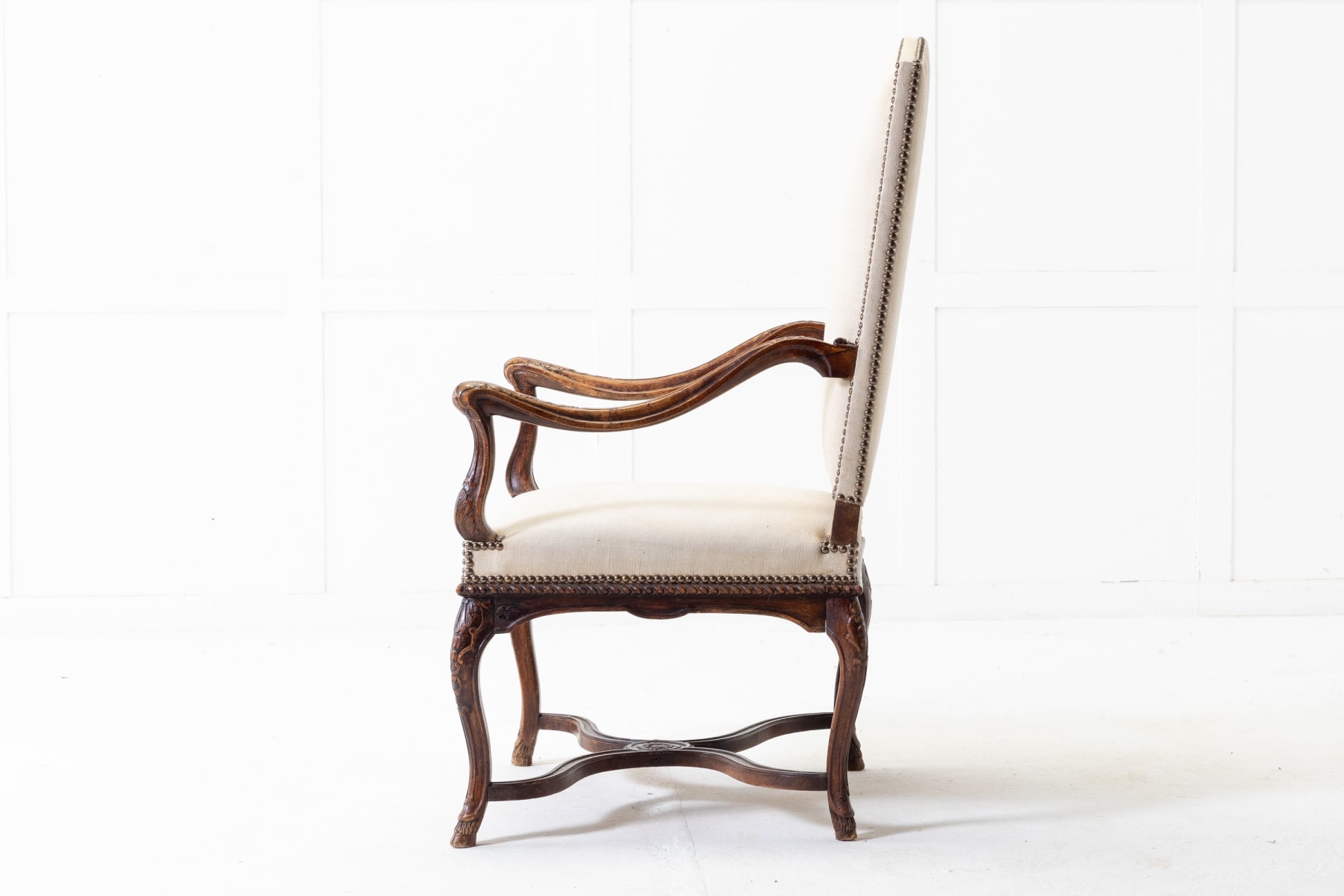 19th Century French Beech Armchair