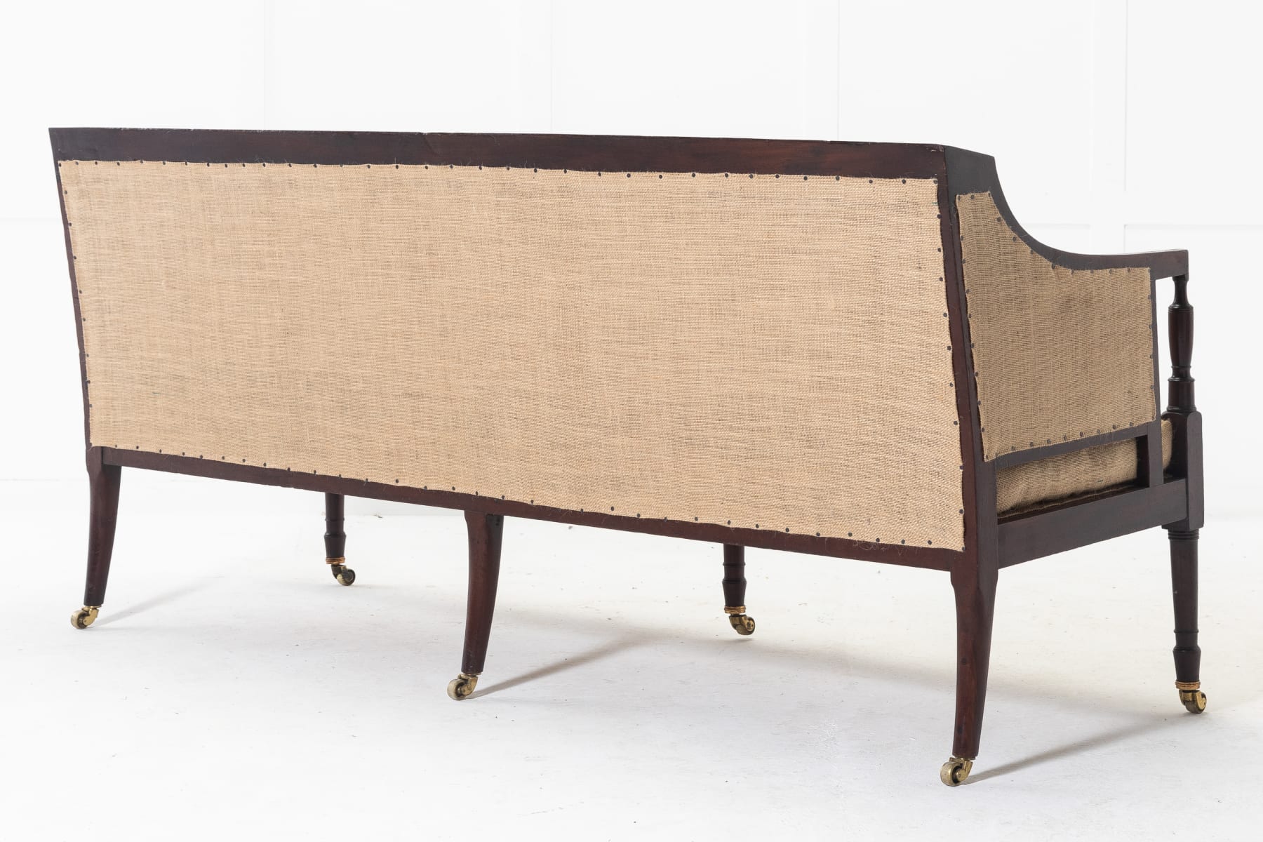 19th Century English Regency Mahogany Sofa