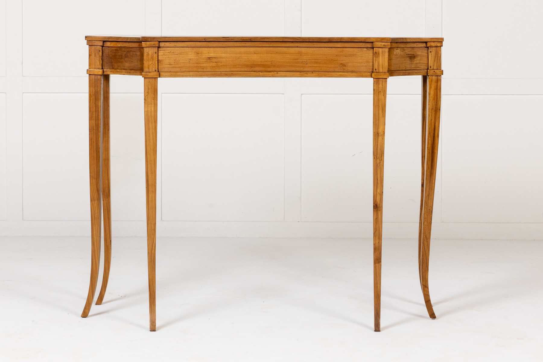 Pair of 19th Century Italian Cherrywood Console Tables
