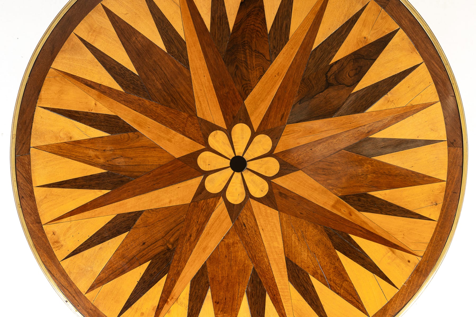 19th Century French Specimen Wood Inlaid Centre Table