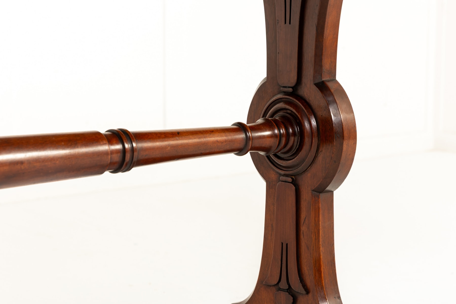 Large 19th Century English Mahogany Library Table