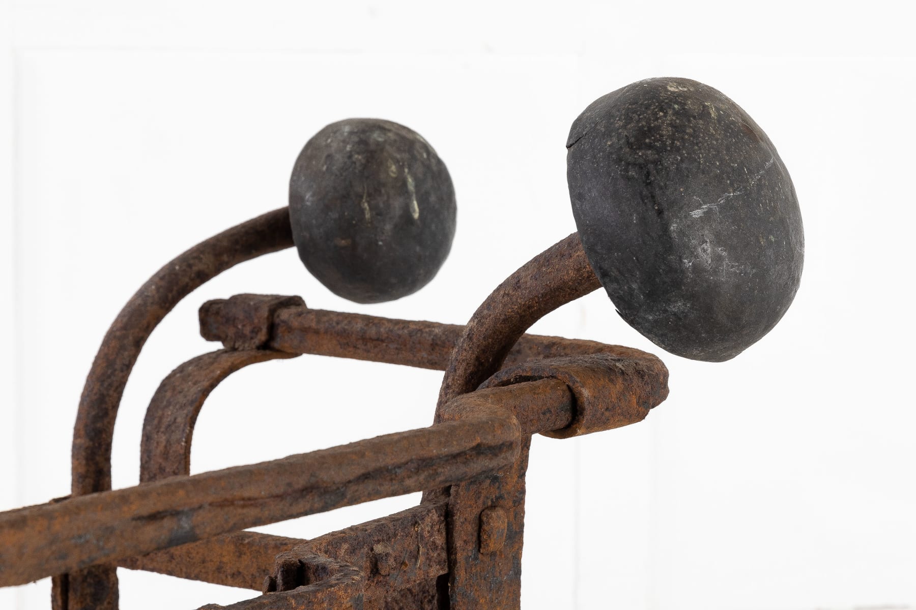 SOLD, Early 18th Century Dutch Wrought Iron Fire Basket