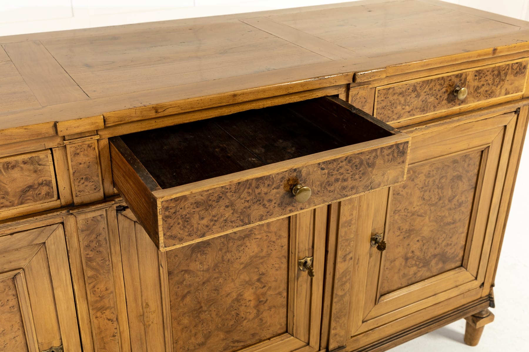 18th Century French Cherry and Elm Enfilade/Sideboard