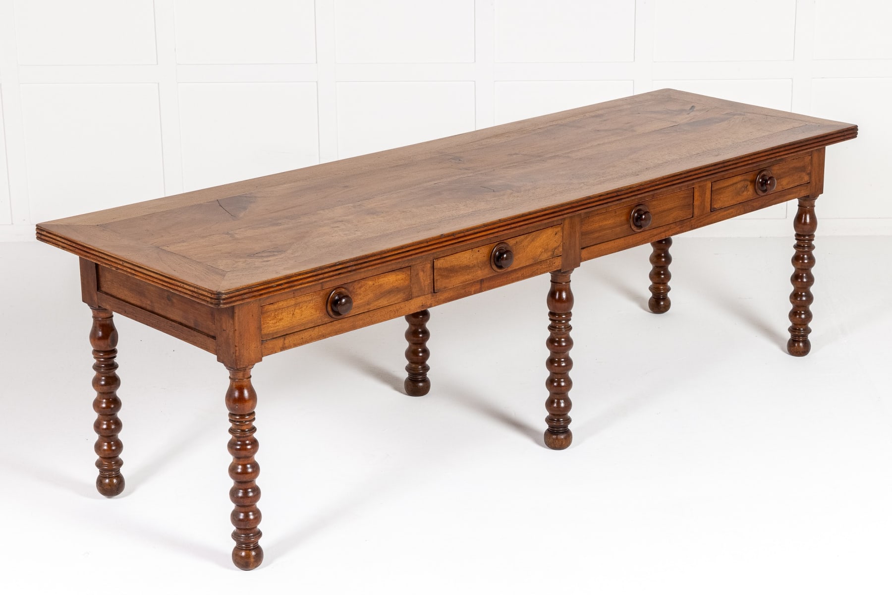 19th Century French Walnut Serving Table