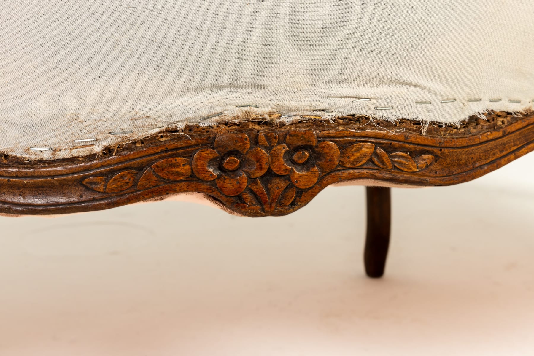19th Century French Walnut Sofa