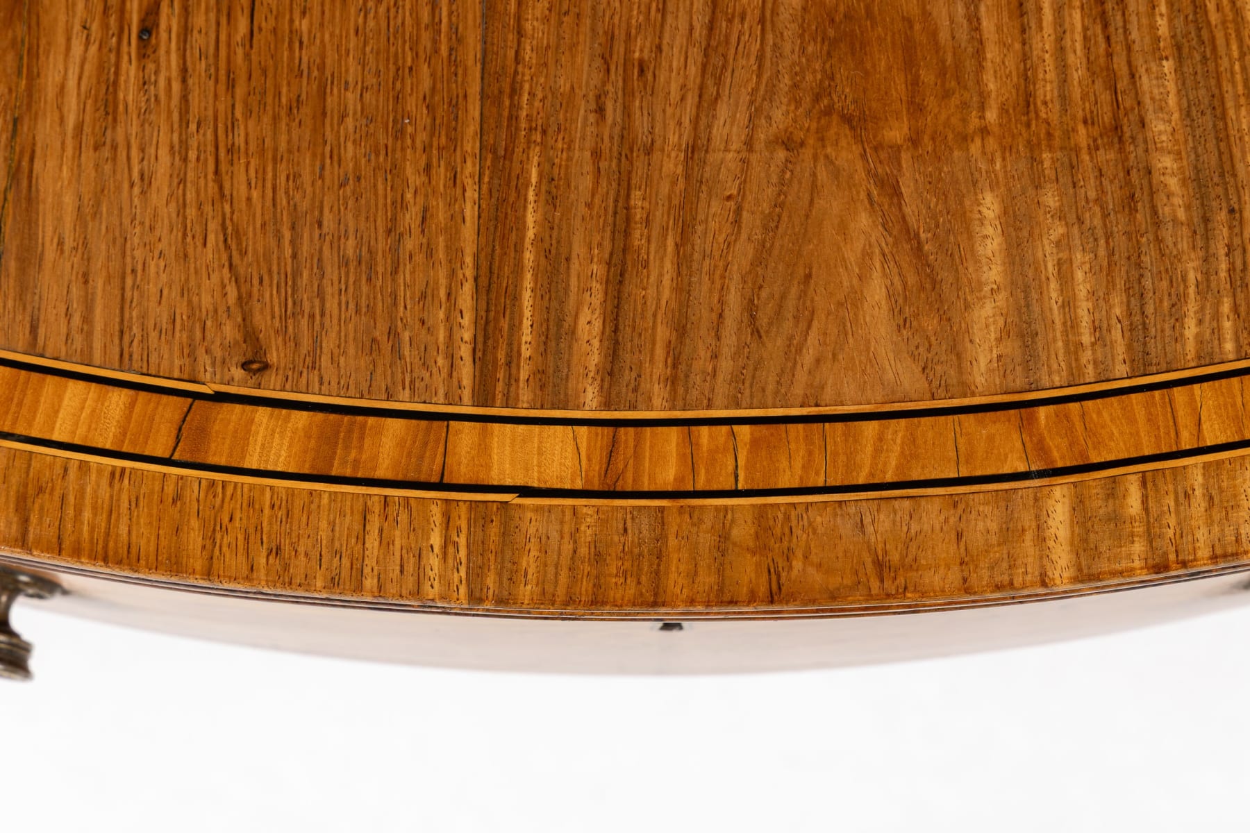 19th Century English Regency Teak Drum Table