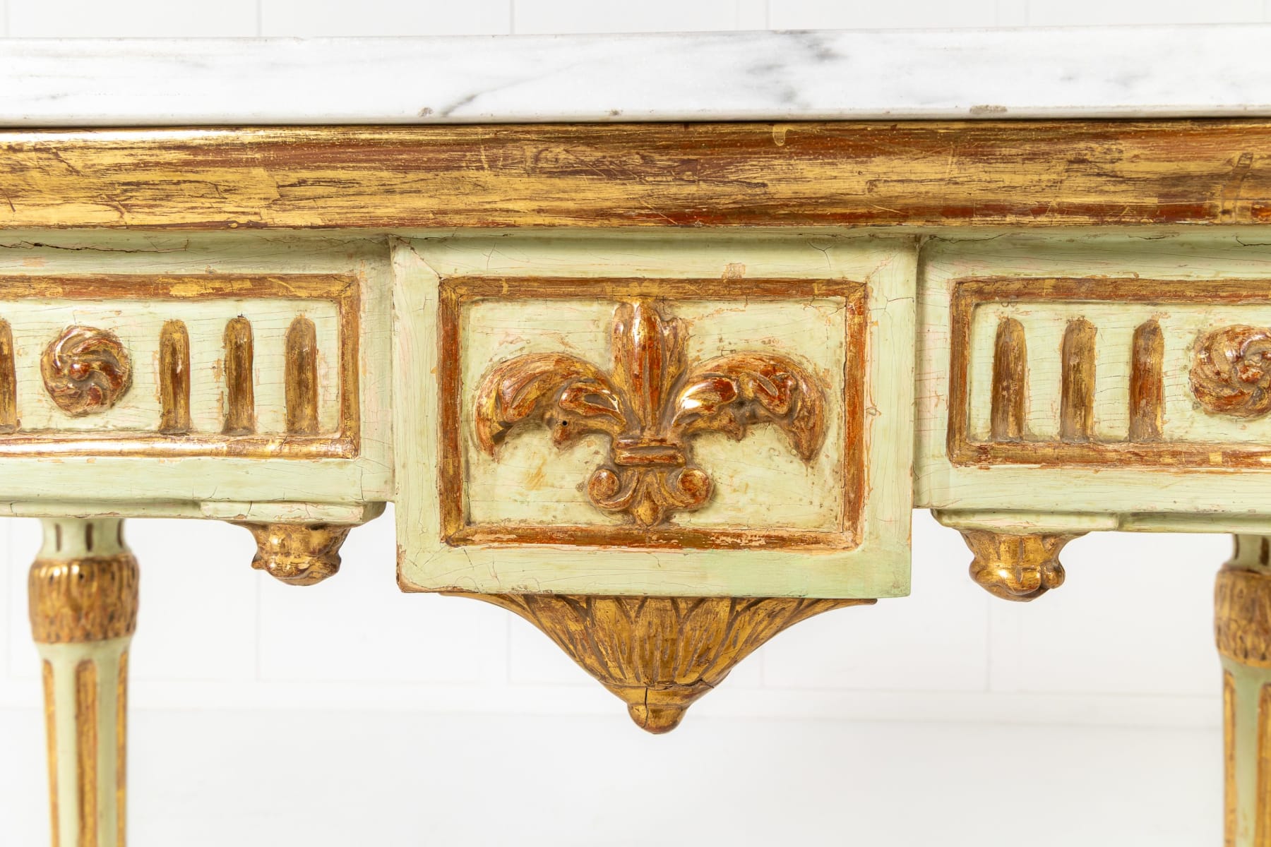 18th Century Italian Painted Console Table