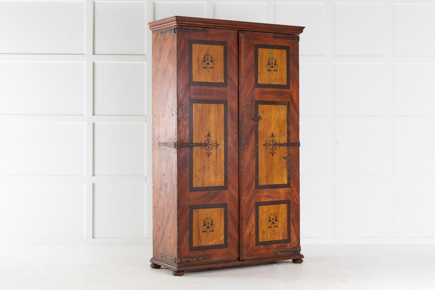 SOLD, 18th Century Spanish Painted Cabinet