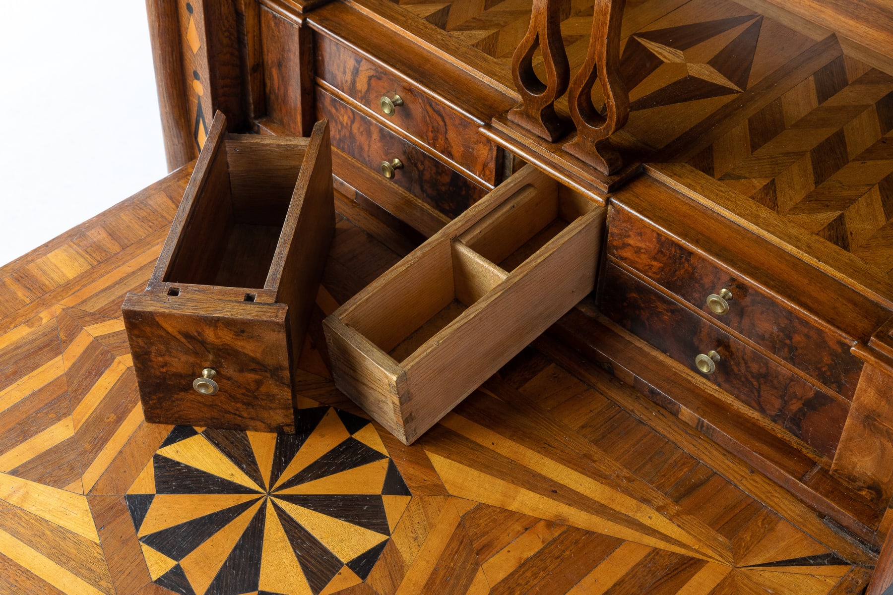 19th Century French Oak Escritoire