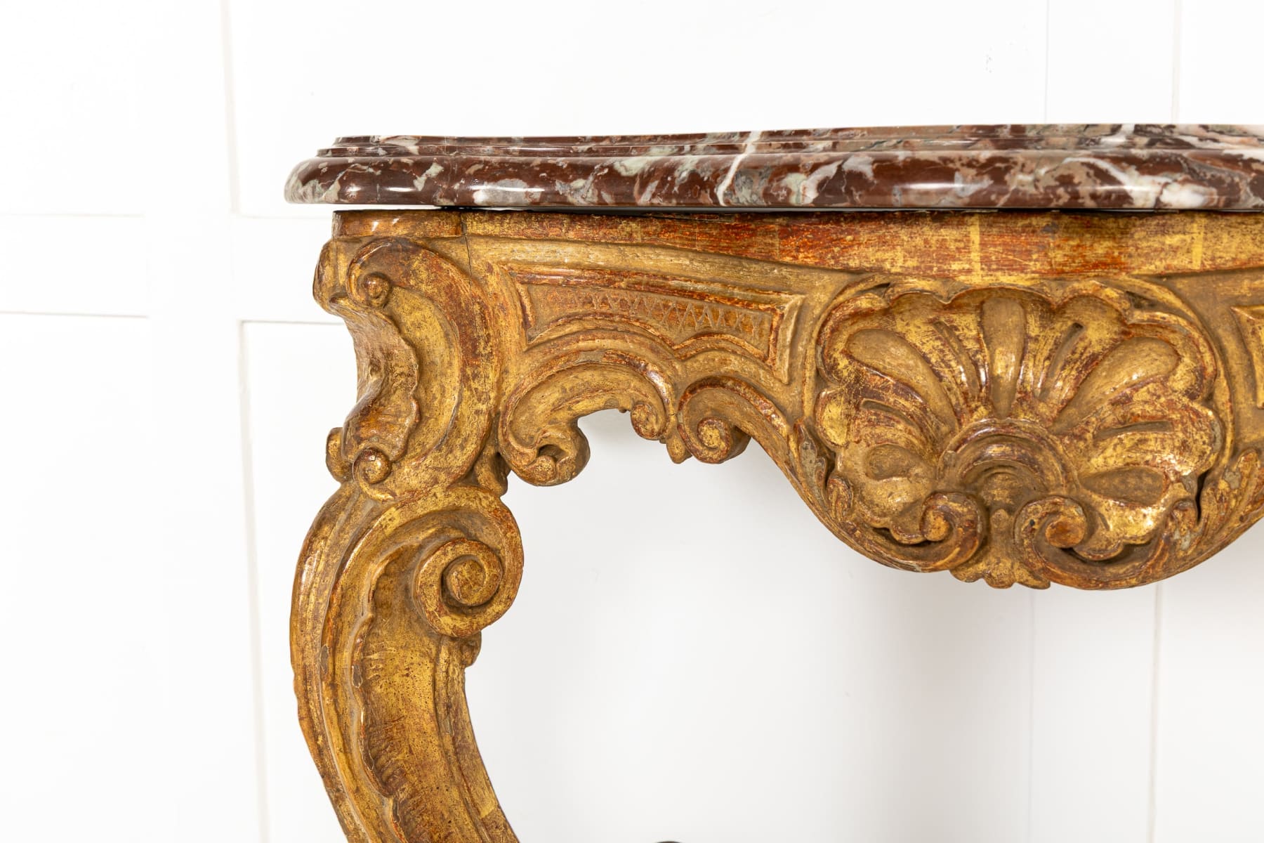 Small 18th Century Giltwood Console Table