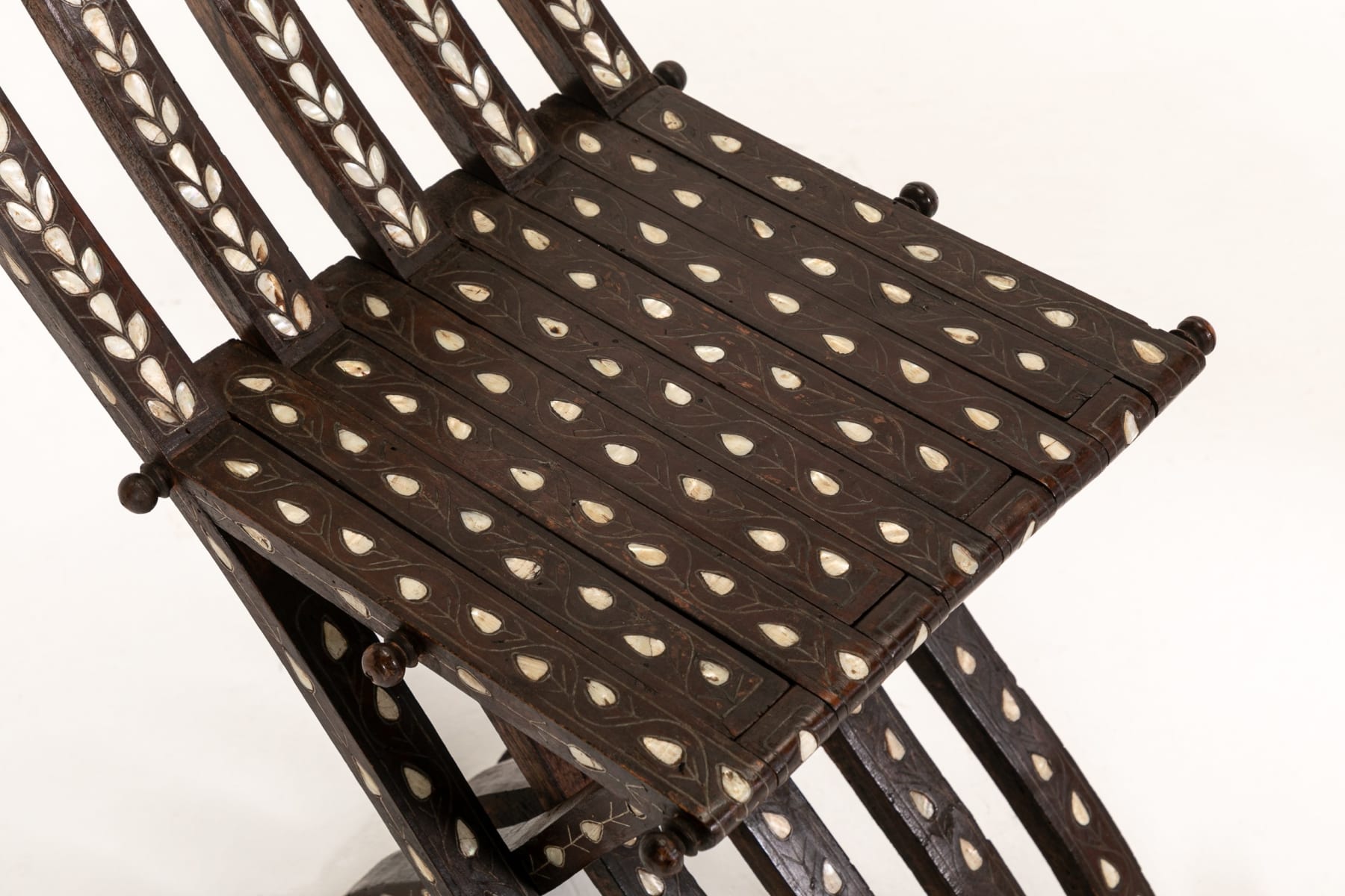 Early 20th Century Pair of Syrian Folding Chairs