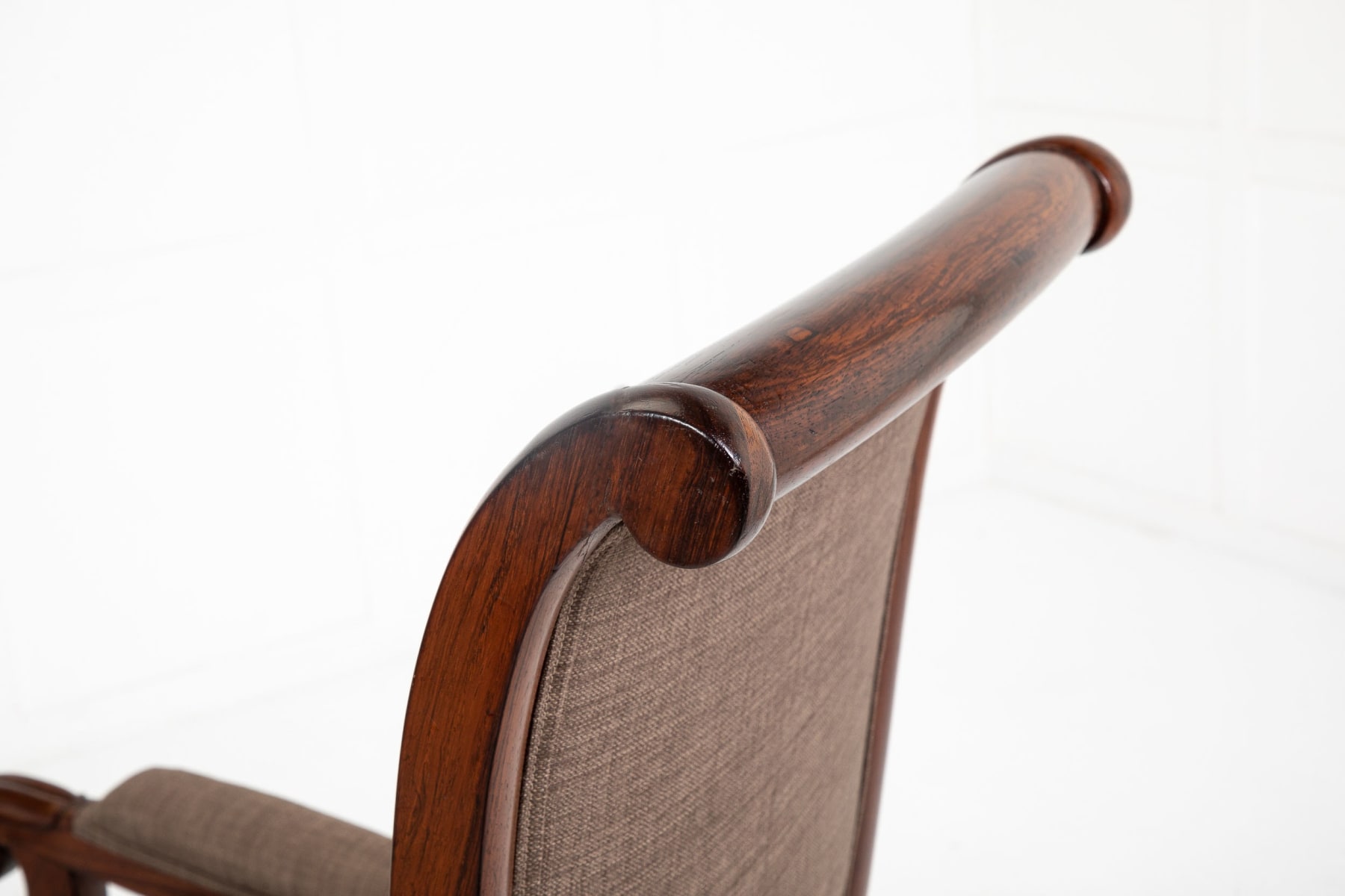 19th Century English Regency Rosewood Armchair