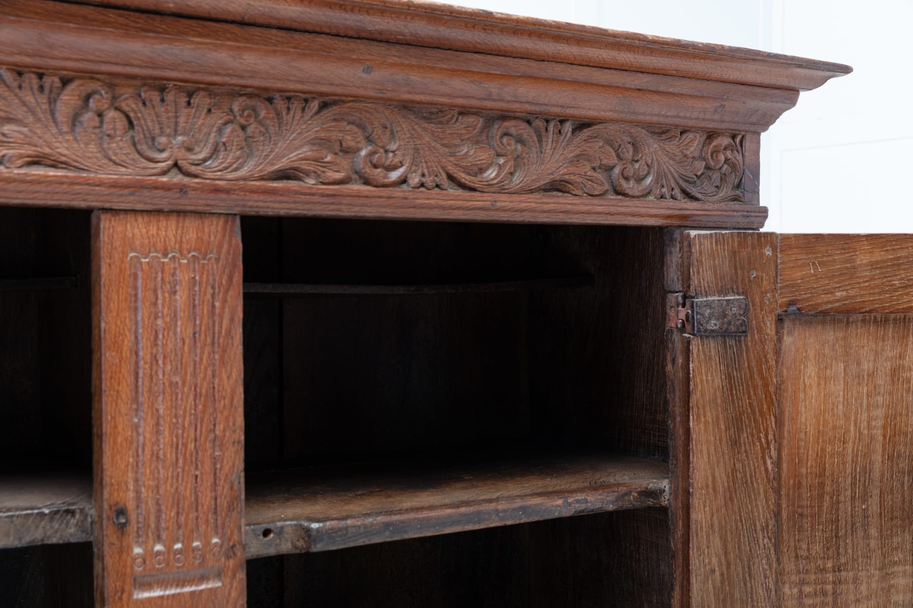 SOLD, 18th Century Flemish Oak Cabinet
