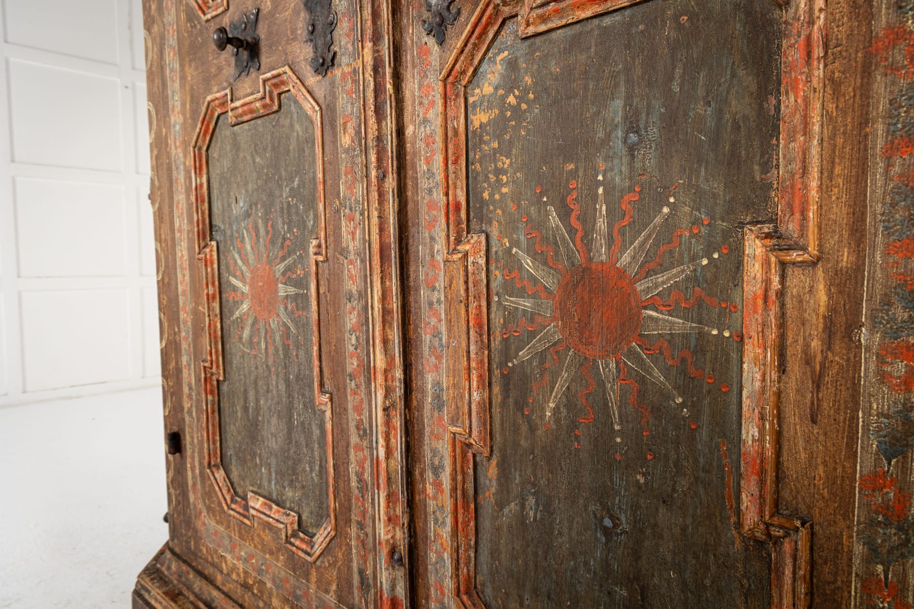 18th Century Austrian Painted Cabinet