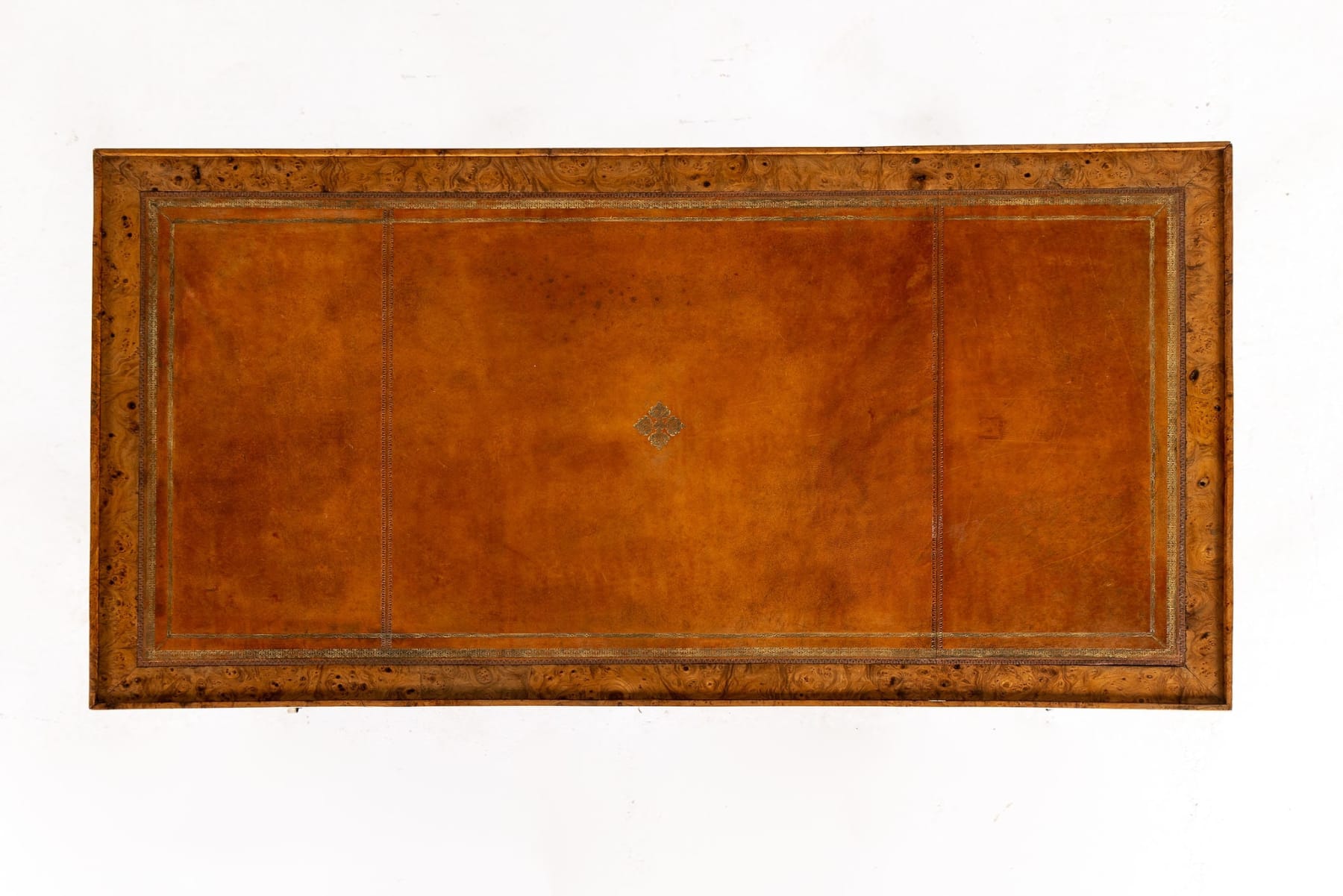 French Empire Period Burr Elm Tric Trac Games Table