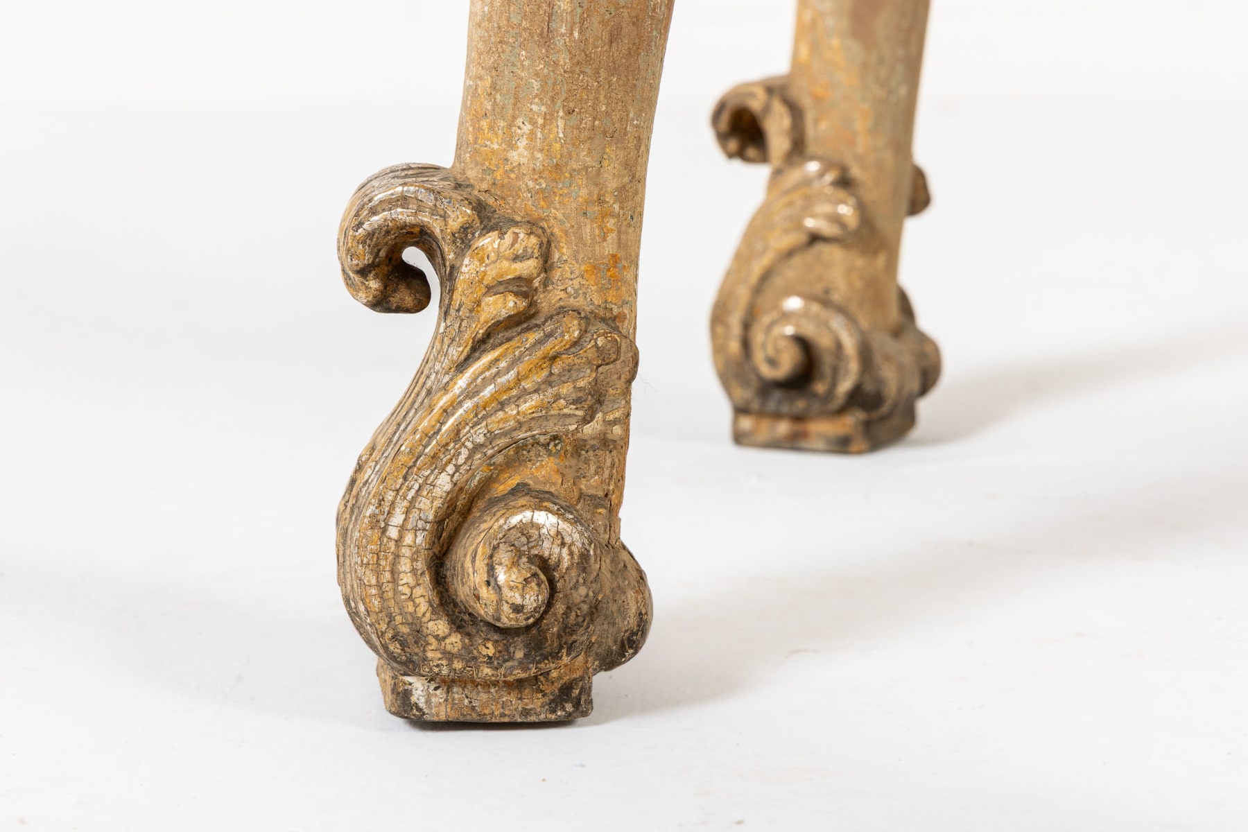 18th Century Italian Silver Gilt Console Table