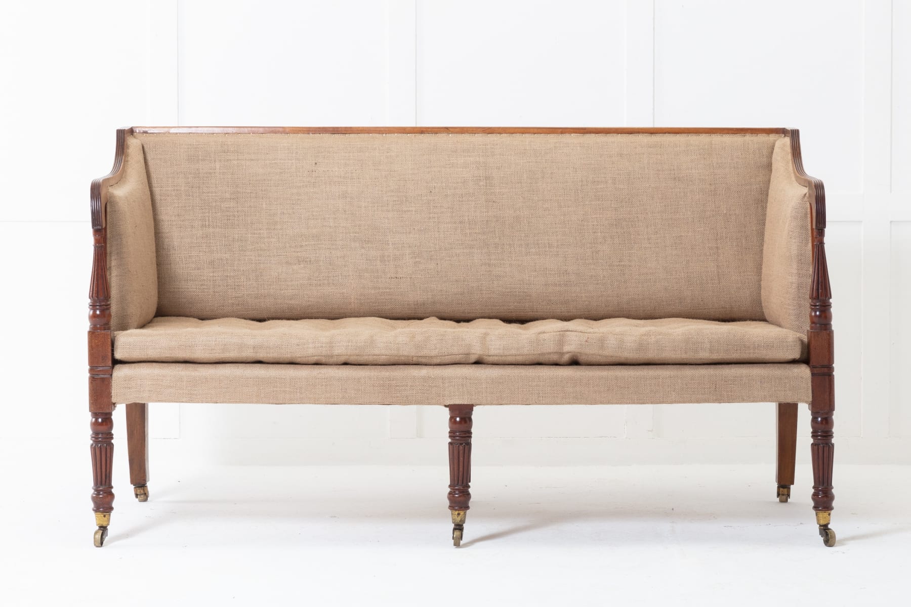 English 19th Century Mahogany Sofa (Attributed to Gillows)