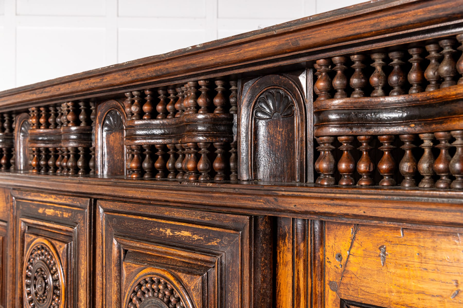 19th Century French Breton Oak Cabinet