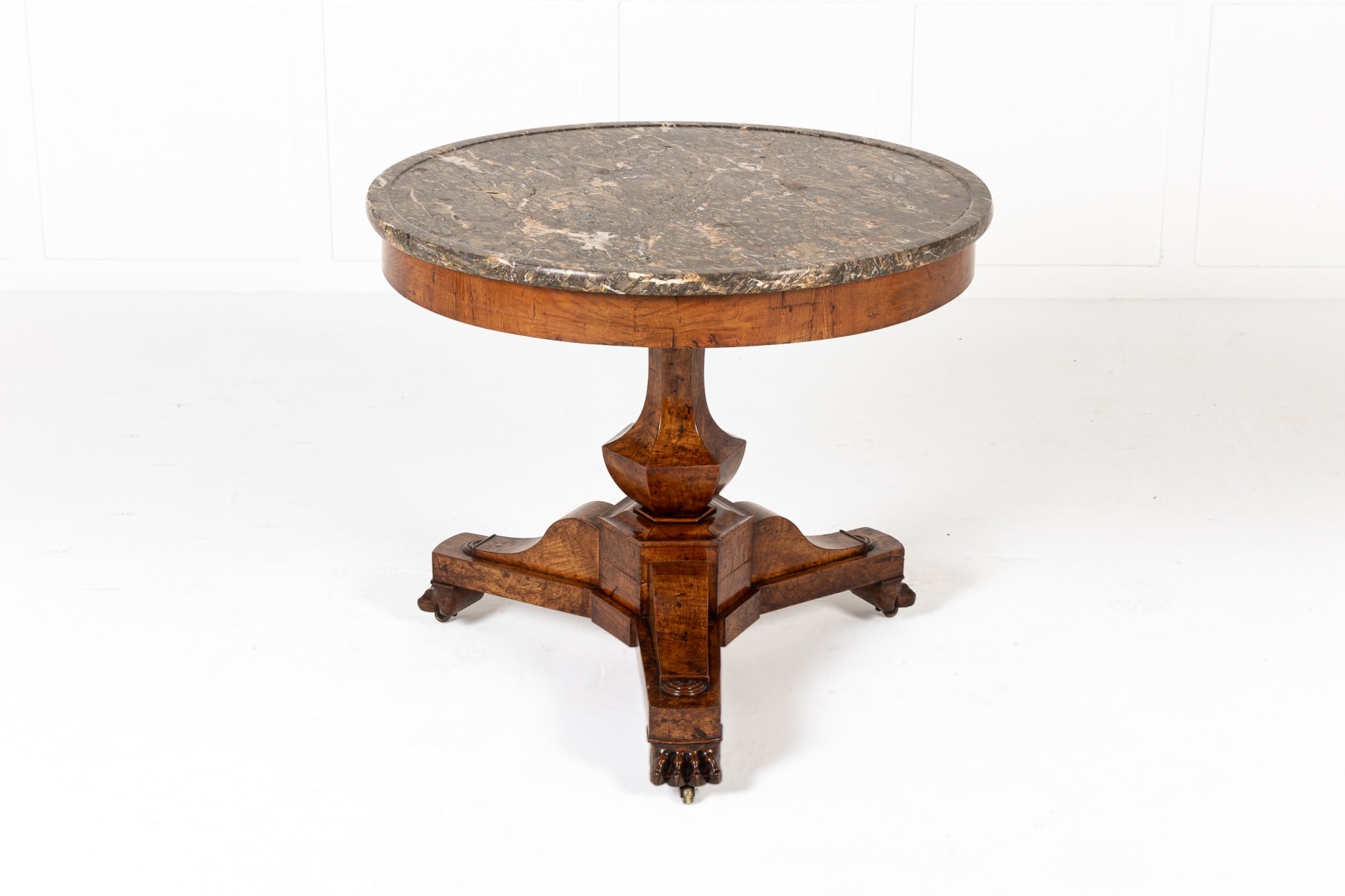 19th Century French Burr Ash Guéridon