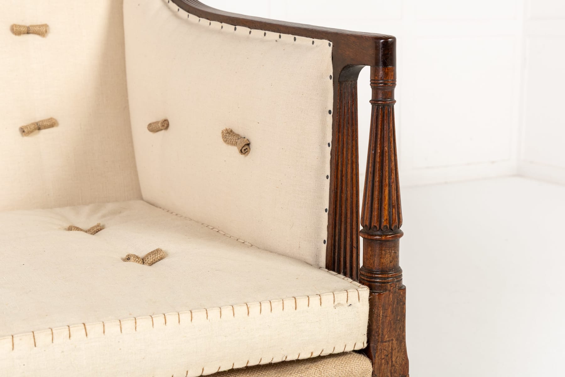 19th Century English Regency Mahogany Sofa