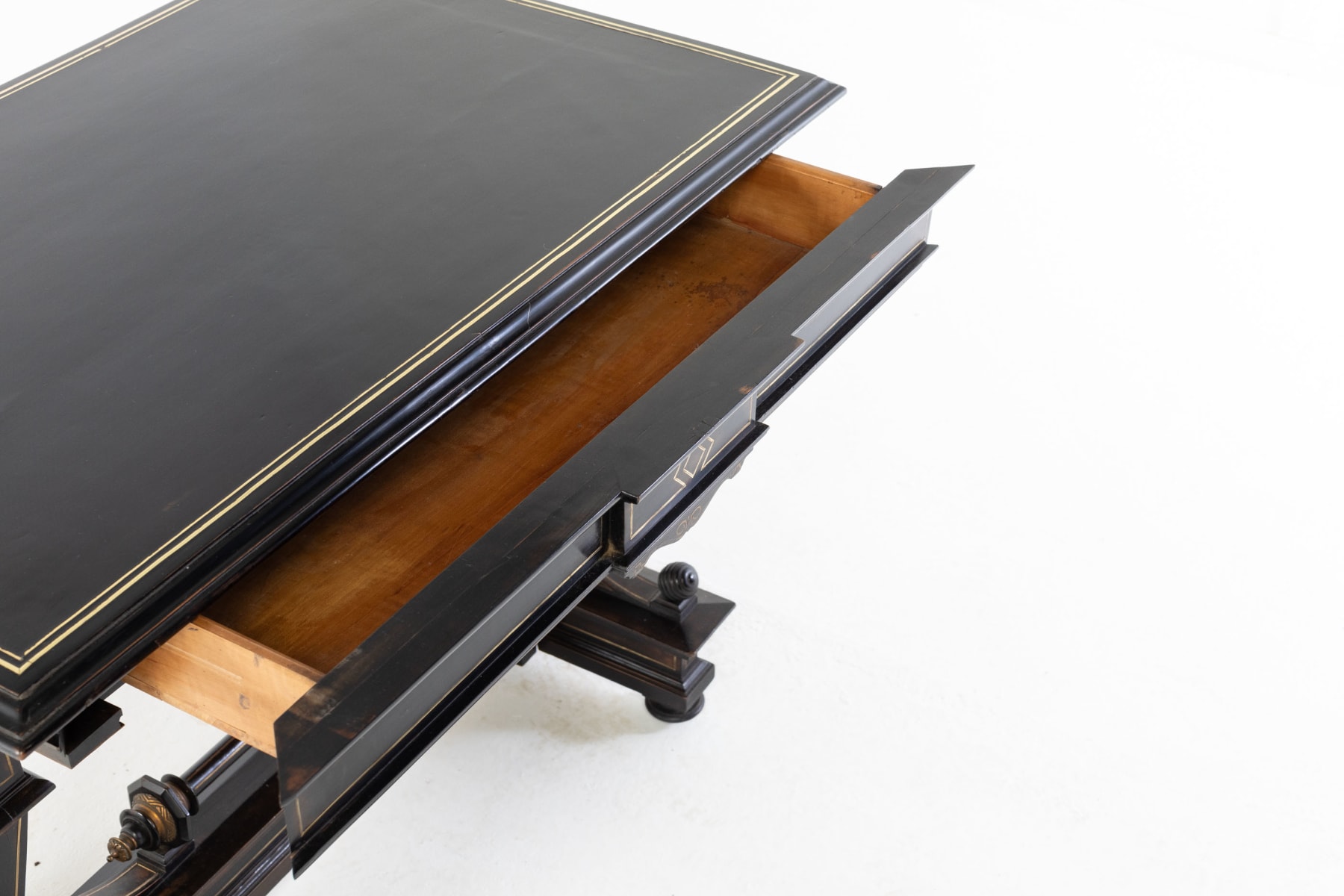 19th Century French Ebonised Side Table