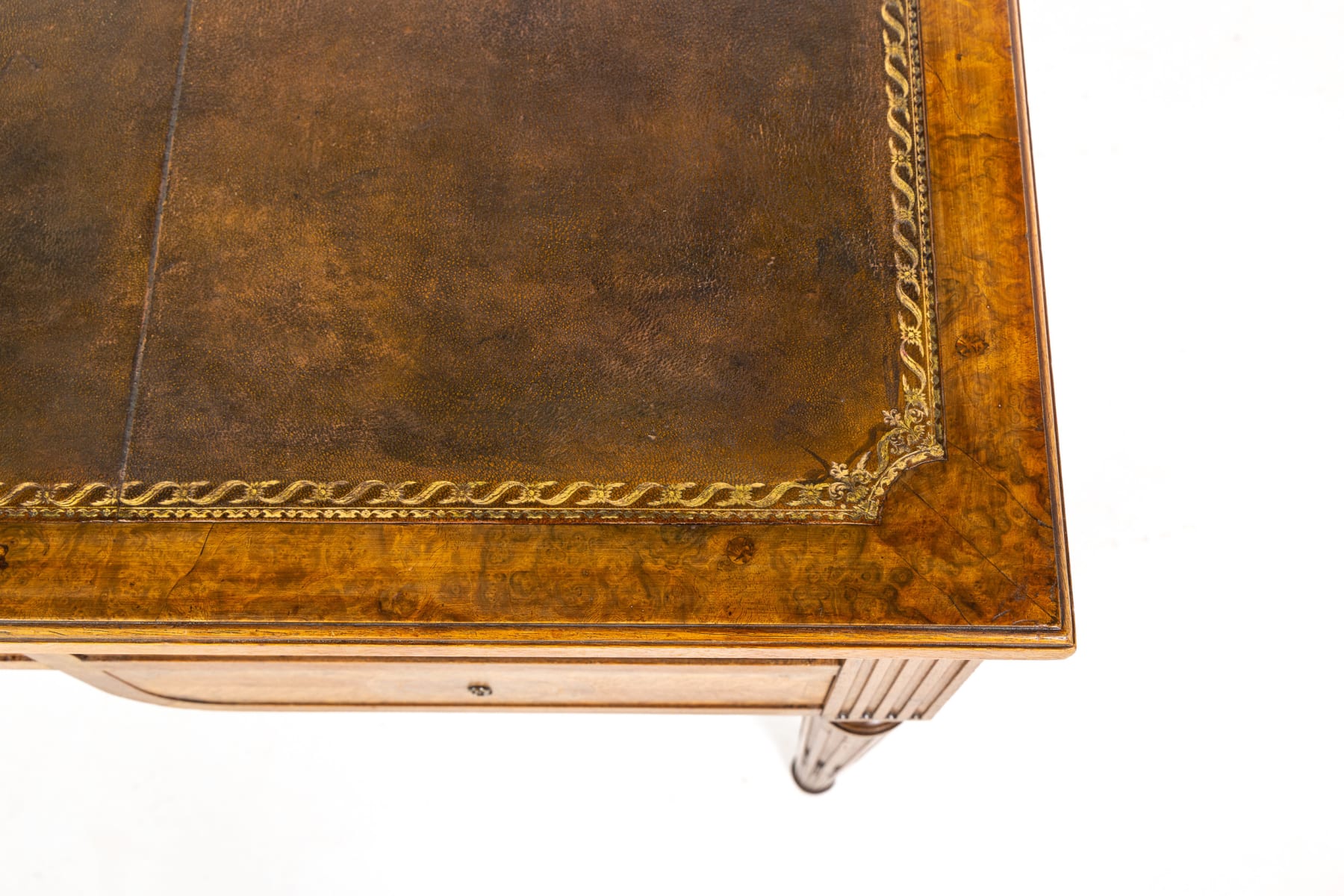 1930s French Walnut Bureau Plat