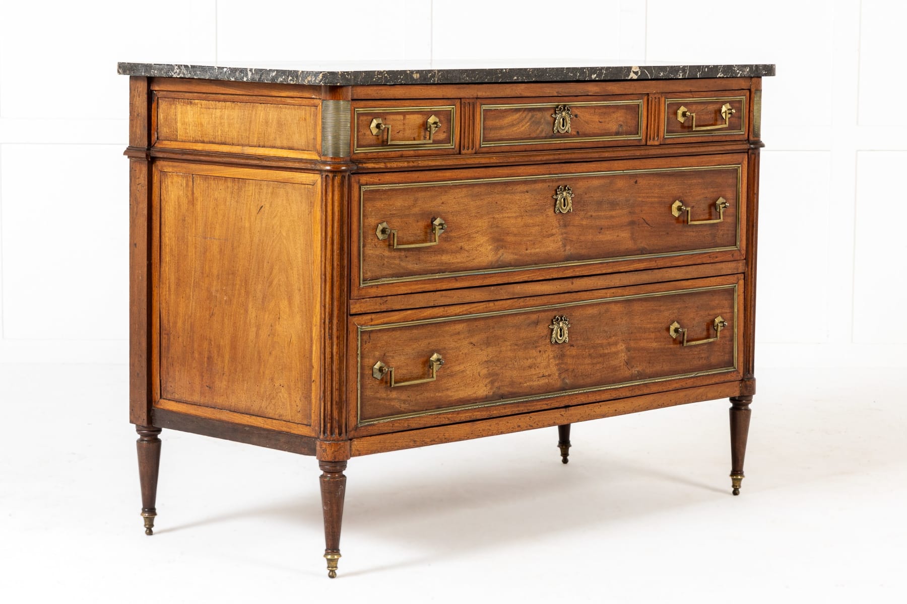 18th Century French Louis XVI Period Mahogany Commode