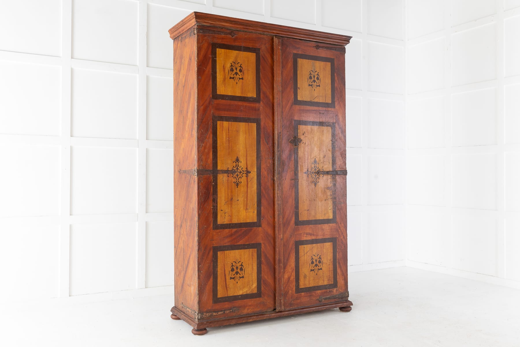 SOLD, 18th Century Spanish Painted Cabinet