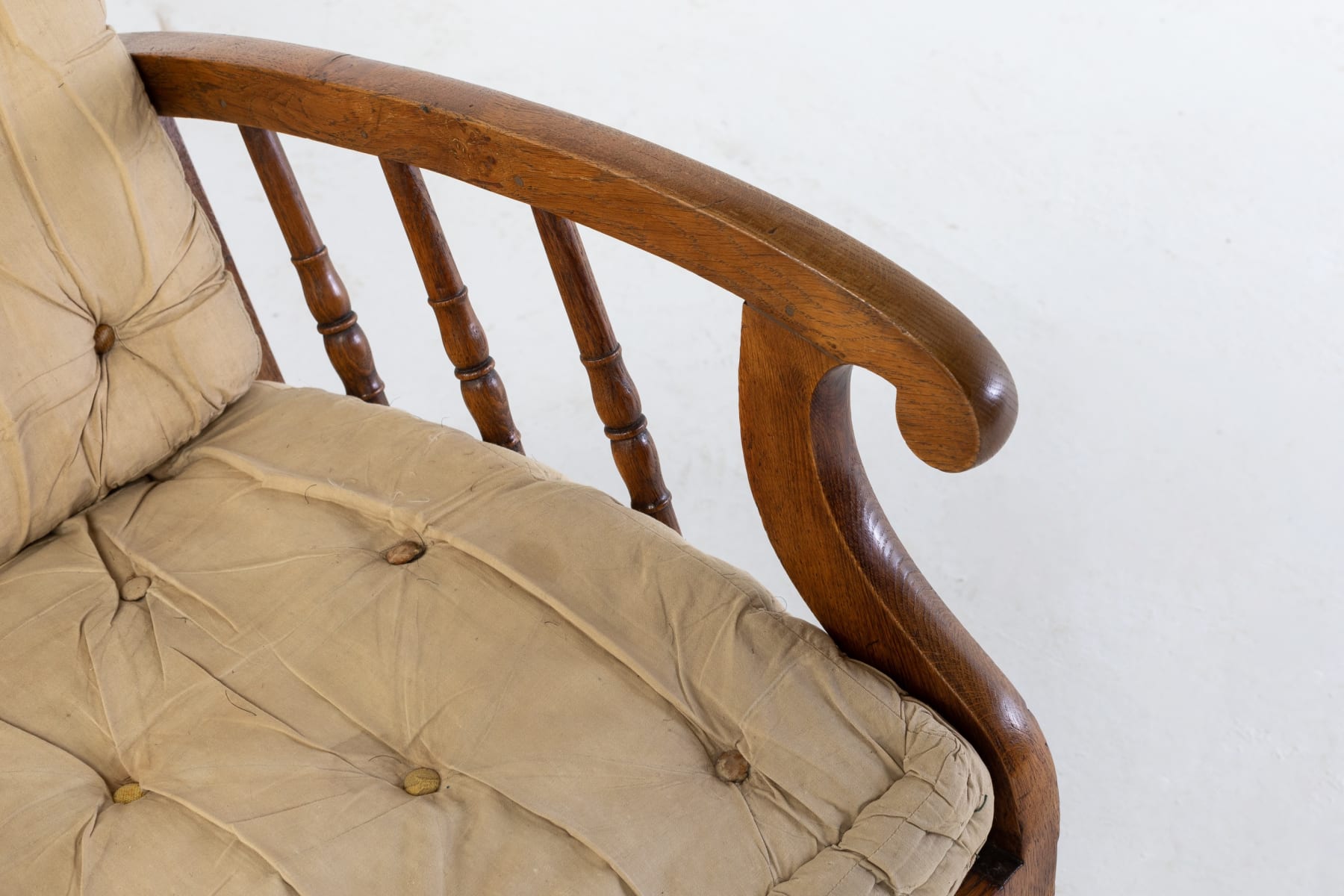 SOLD, 19th Century English Beech Armchair
