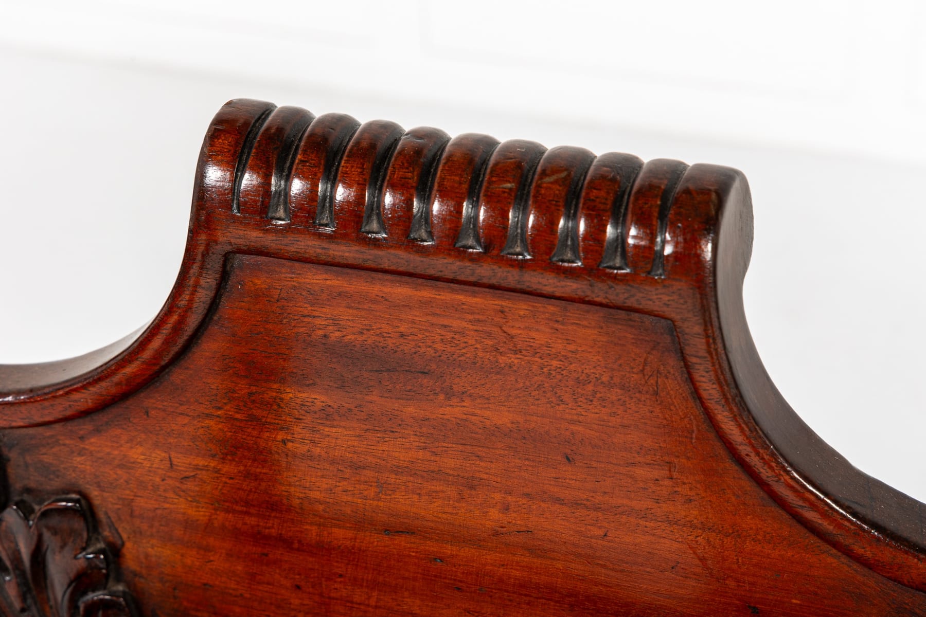 19th Century English Regency Mahogany Hall Bench