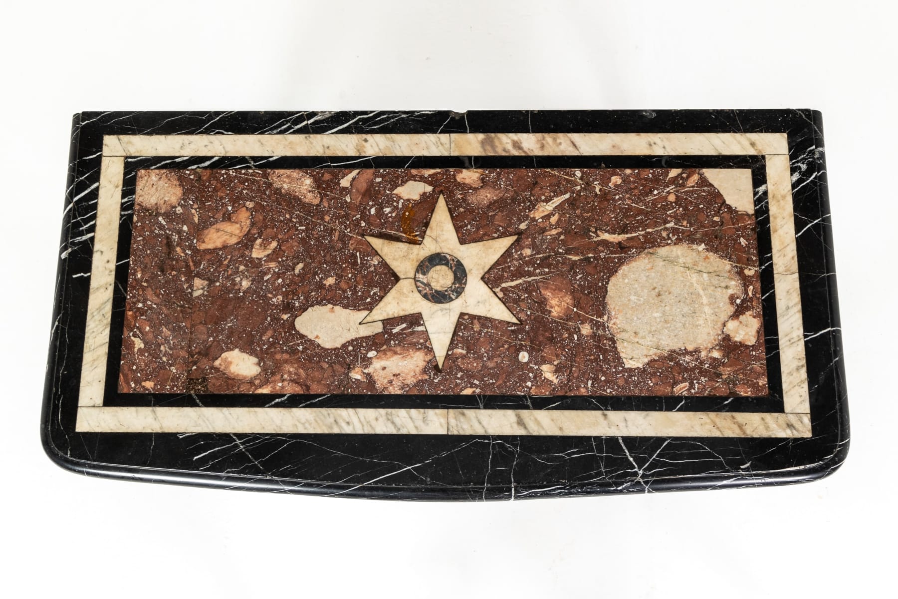 18th Century French Console Table with Marble Top